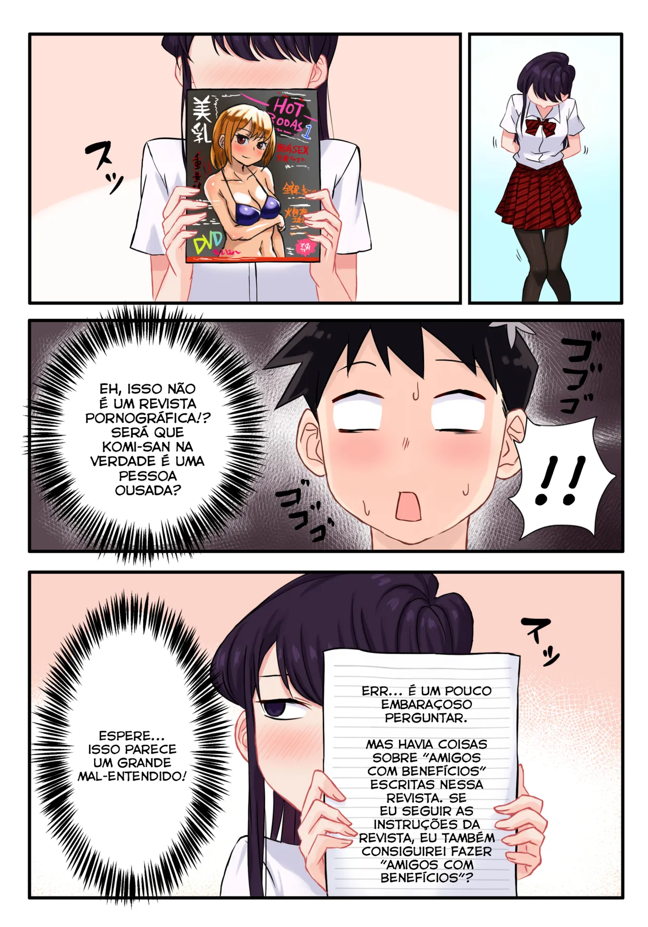 [Tsukikaze Machi (Wox Yang)] Komi-san wa, H Mousoushou desu. | Komi-san tem ideias estranhas sobre sexo. [Portuguese-BR] image number 5