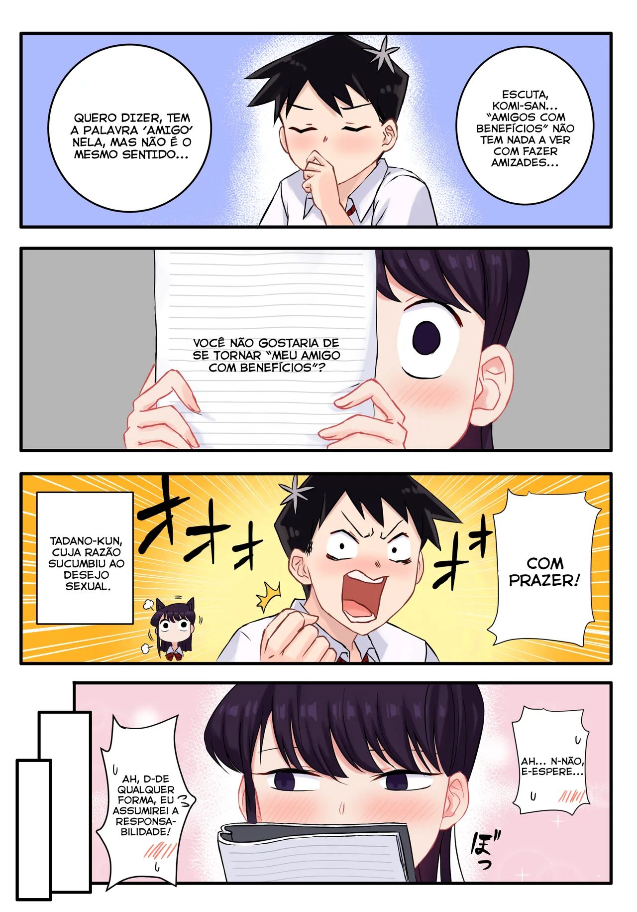 [Tsukikaze Machi (Wox Yang)] Komi-san wa, H Mousoushou desu. | Komi-san tem ideias estranhas sobre sexo. [Portuguese-BR] image number 6