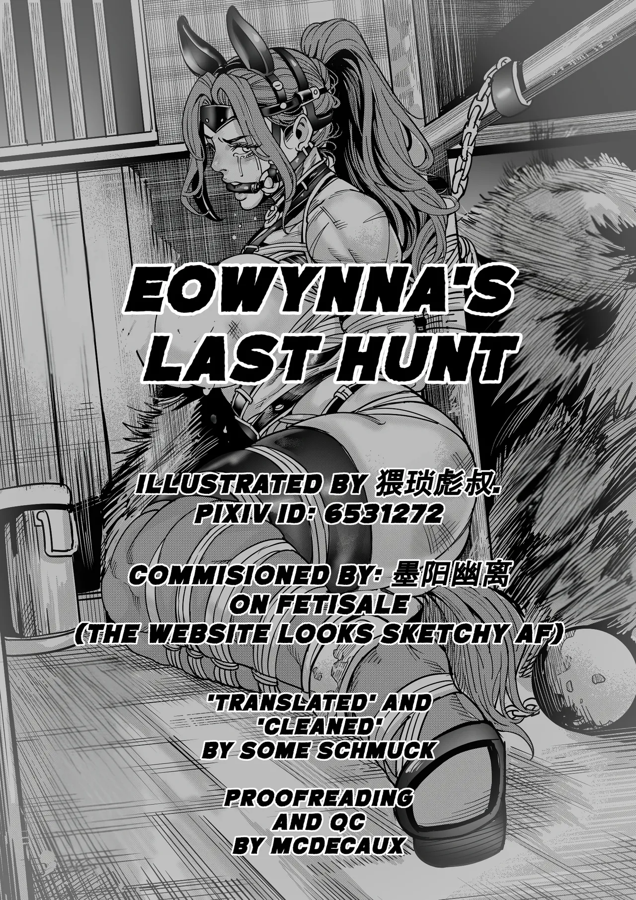 [Bill Biao] Eowynna's Last Hunt (The barbarian female warrior was set up by her teammate) изображение № 1