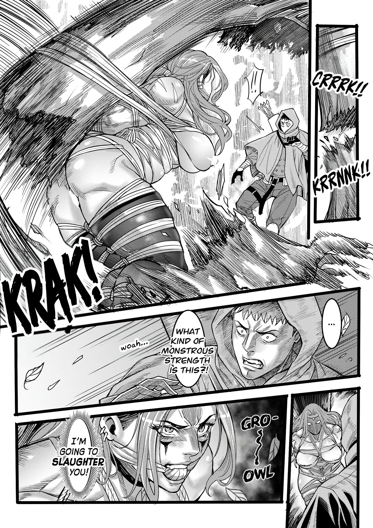 [Bill Biao] Eowynna's Last Hunt (The barbarian female warrior was set up by her teammate) изображение № 8