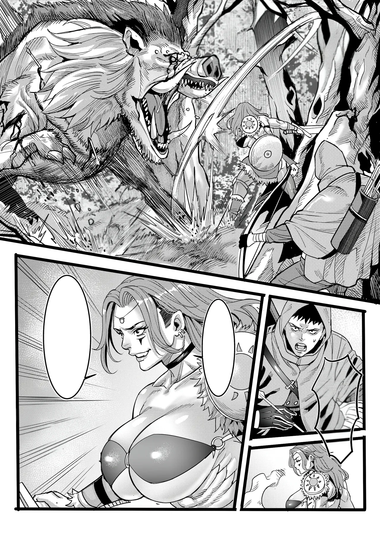 [猥琐彪叔] 被队友套路野蛮人女战士 (NO TEXT) изображение № 1