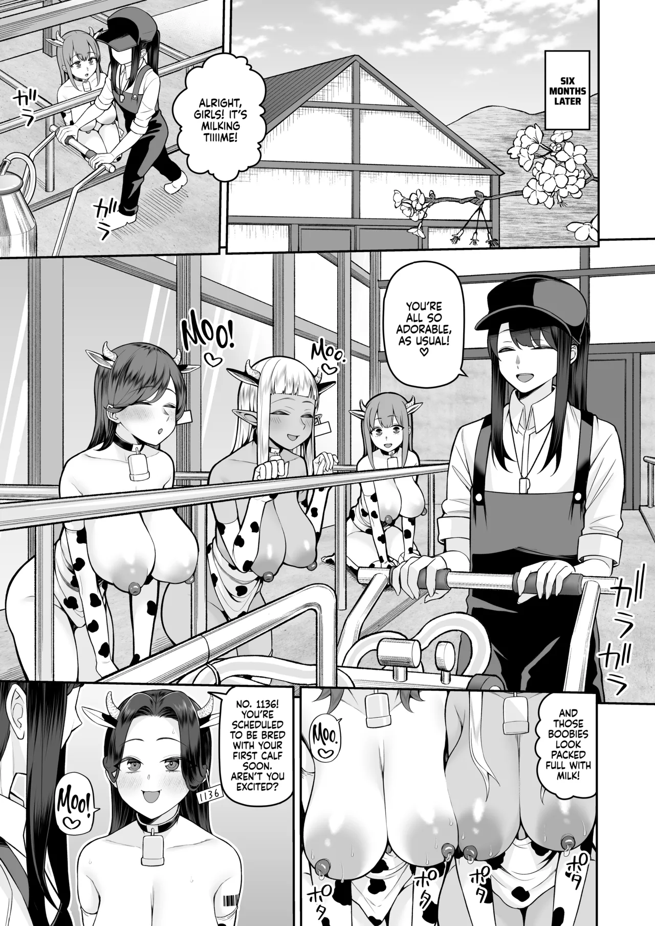 [Marshmallow Balloon (Kayumidome)] Nuugyuu Musume Bokujou | Cow Girl Ranch [Digital] [English] [Xzosk] 画像番号 12