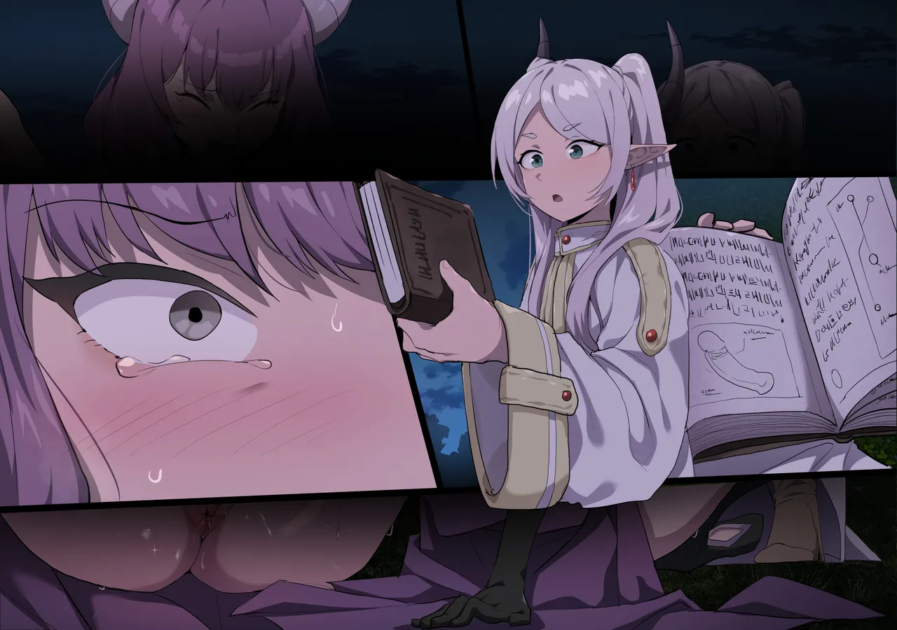 [Dodok (Gj77230)] Aura vs Frieren (Sousou no Frieren) image number 3