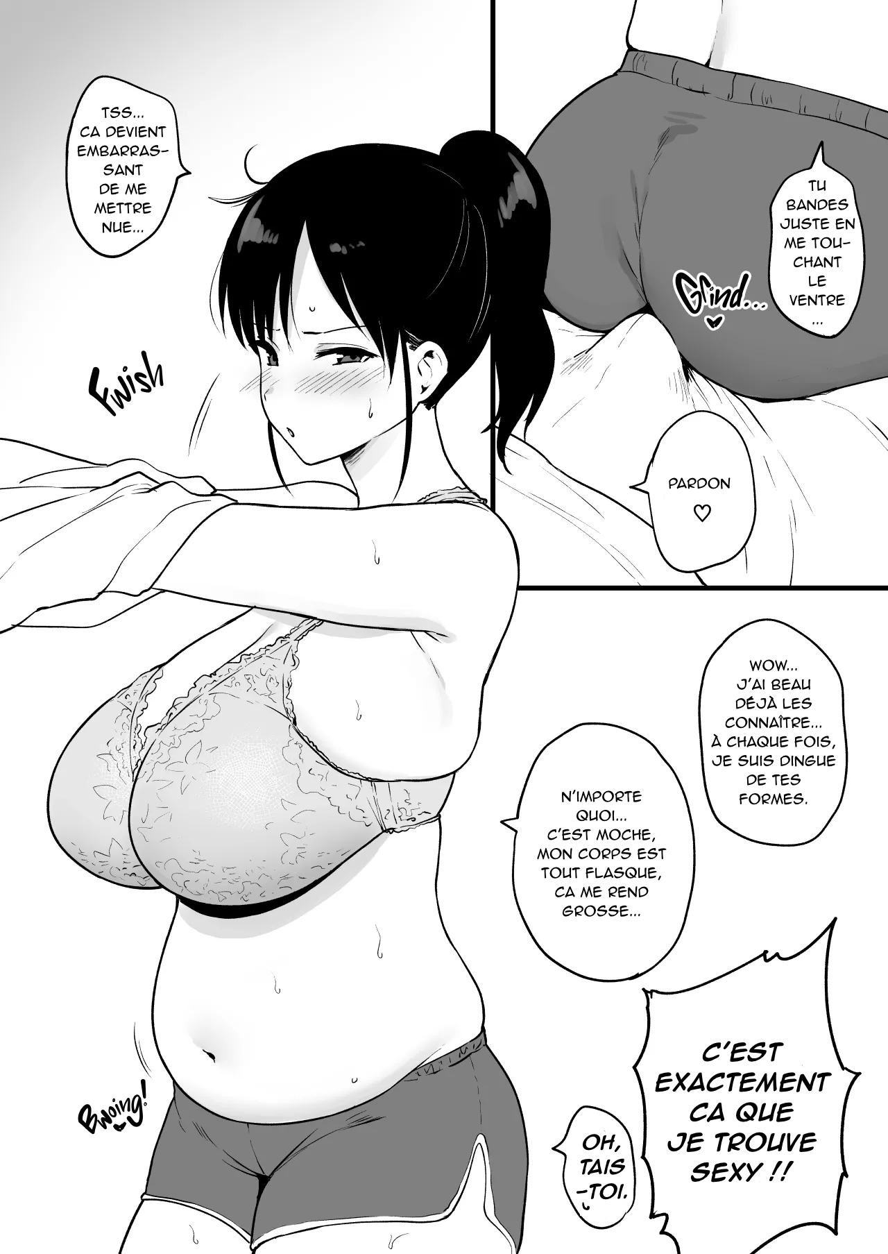 [Yue] Yasetai Kanojo VS Zettai ni Yasete Hoshikunai Kareshi | Elle veut perdre du poids mais lui l'aime comme ça [French] [PastequeFondu] изображение № 2