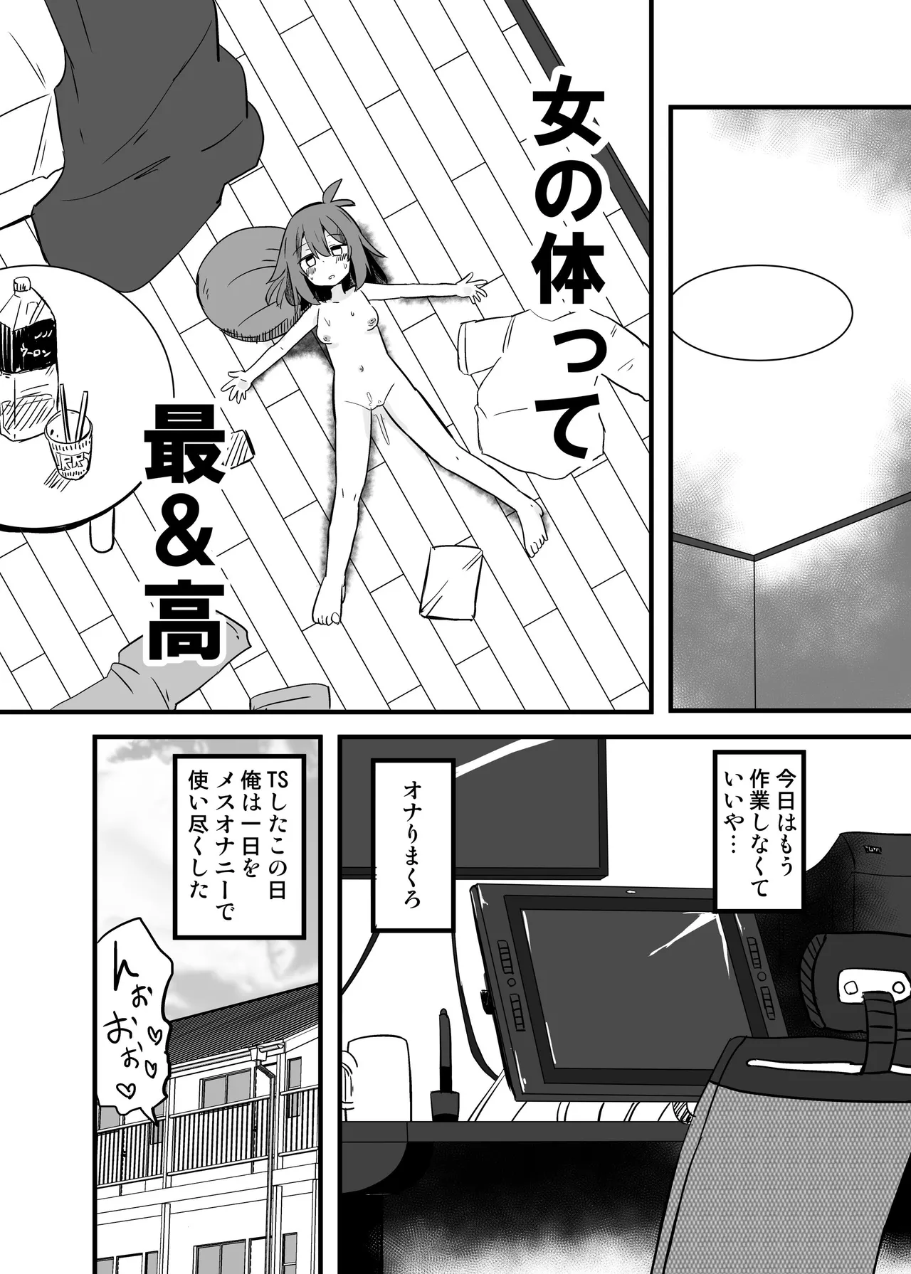 [Saneyarou] Gouhou TS Ojisan no Ecchi de Midarana Seikatsu image number 8