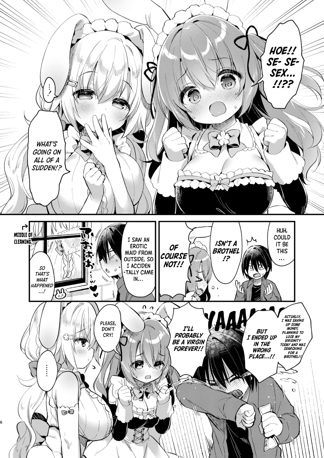 [Usacastle (Usashiro Mani)] W Sakura-chan no Fuwatoro Sand! | Double Sakura-chan's Fluffy Sandwich! [English] [Shiro Translation] [Digital] numero di immagine  5