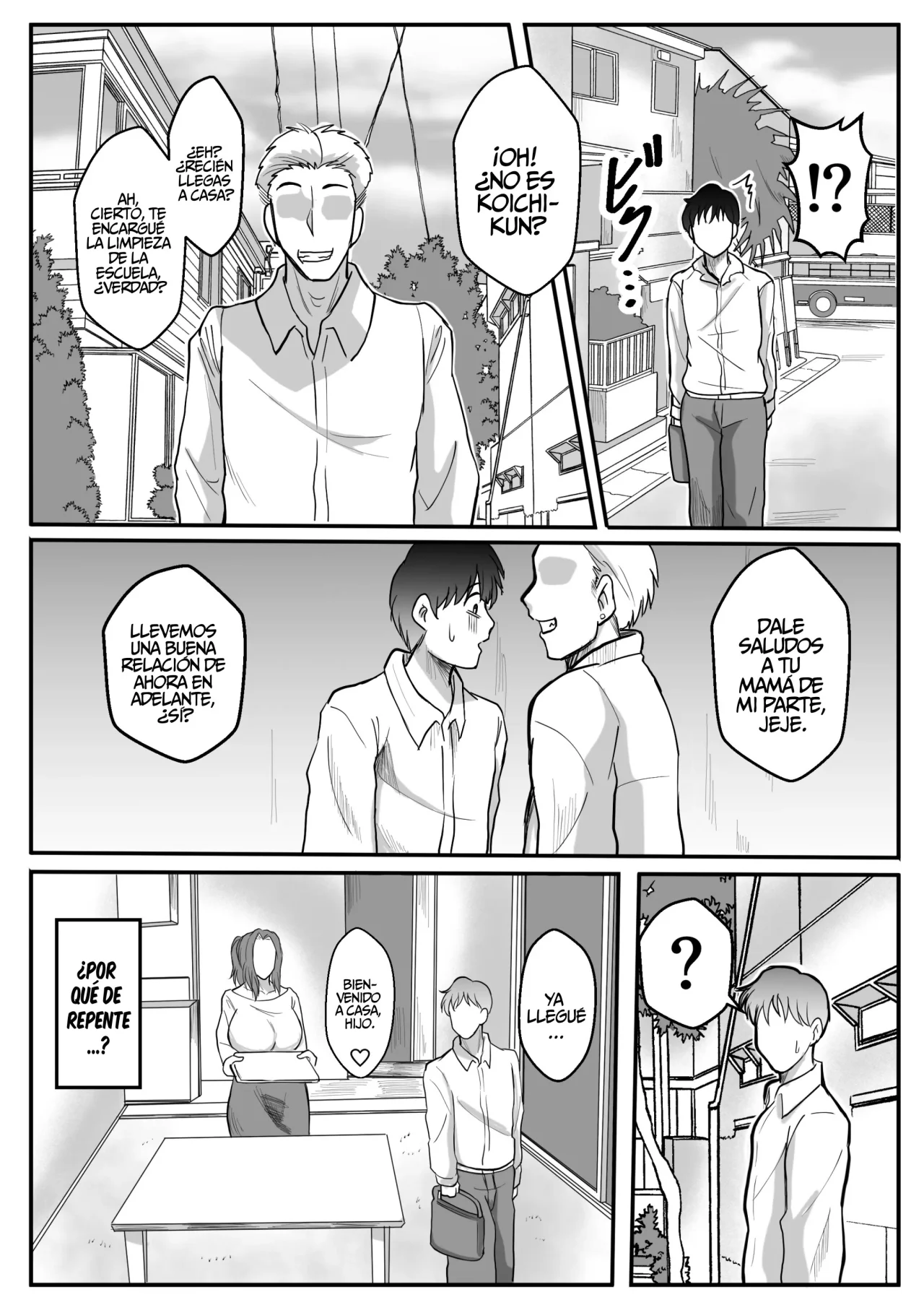 [Karakuri Korokke] Haha ga Ijimekko ni Netorarete...｜Mi mamá fue seducida por los bravucones... [Spanish] [TdeTurbina] image number 16