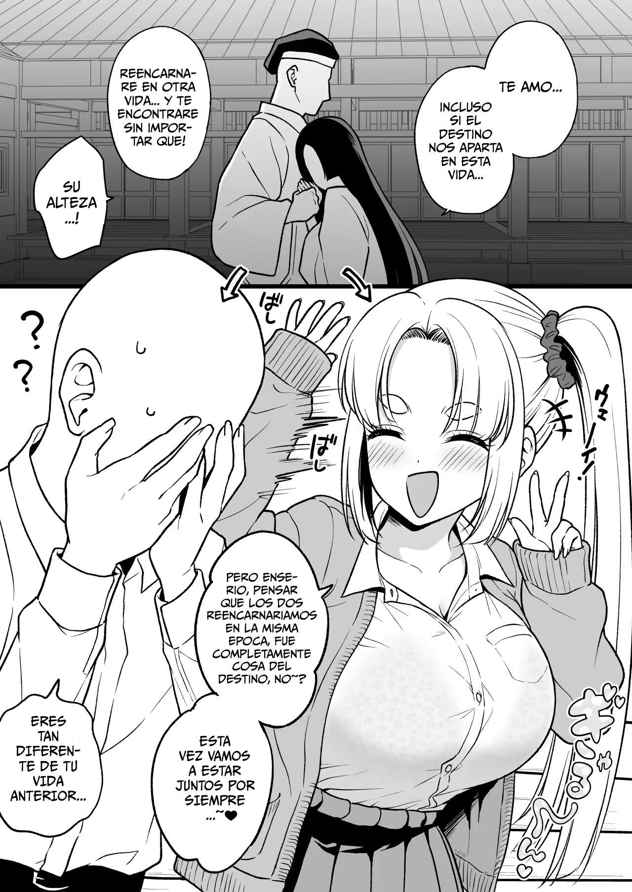 [Yue] Zense de Musubarenakatta Hime ga Tensei Shitara Gorigori no Gal ni Natteta｜La Princesa que no Pudo Estar Conmigo Reencarnó como una Gal [Spanish] [Me Banearon x P3NDEJ0] image number 9