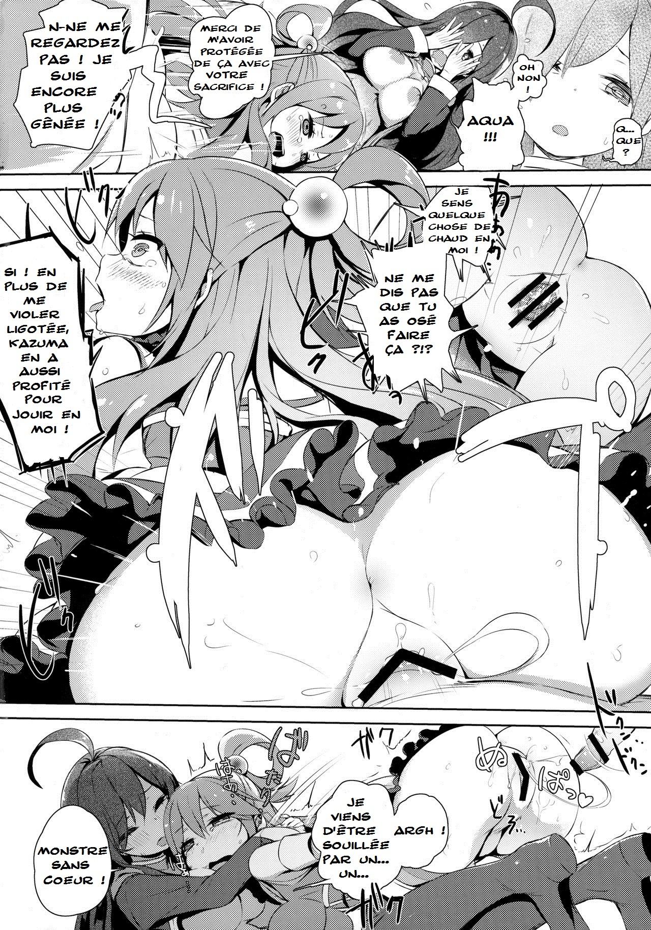 (C91) [High Tech Pen Case (Tam-U)] Kono Innen no Futari de Period o! (Kono Subarashii Sekai ni Syukufuku o!) [french] image number 17