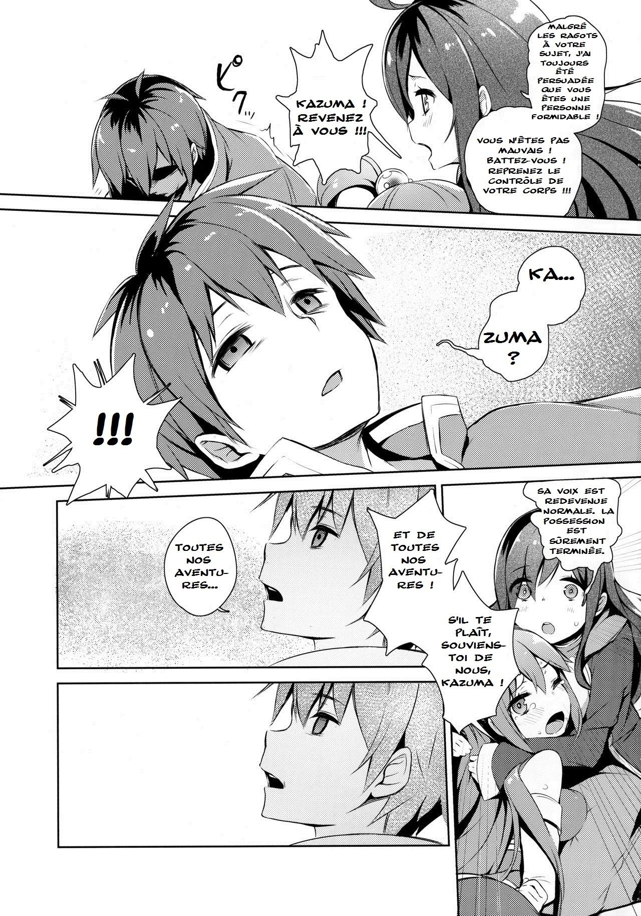 (C91) [High Tech Pen Case (Tam-U)] Kono Innen no Futari de Period o! (Kono Subarashii Sekai ni Syukufuku o!) [french] image number 18