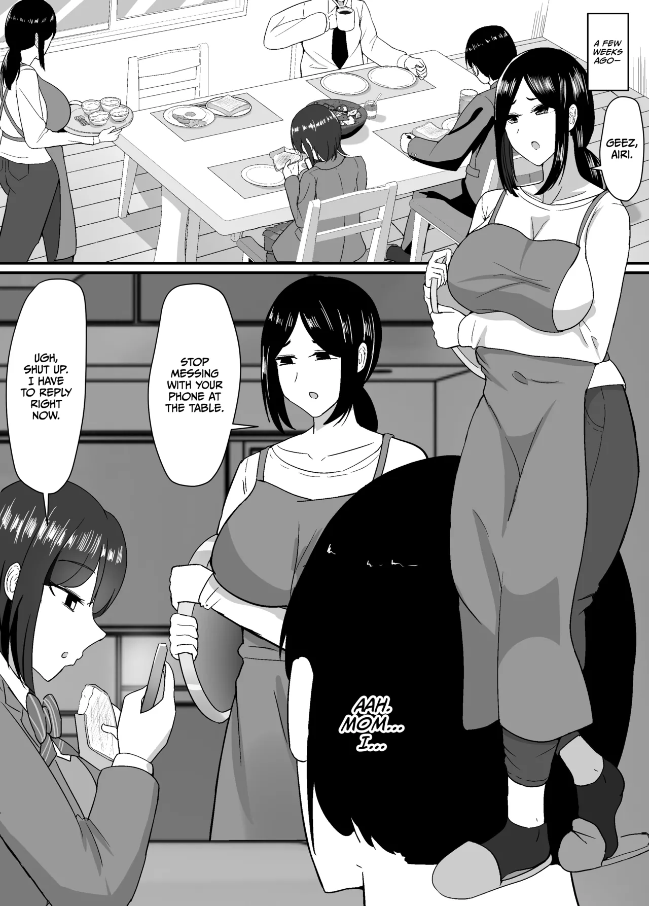 [jody-subrou] Haha to Ane to Ochite Iku | Falling with Mother and Sister [English] [CulturedCommissions] numero di immagine  3