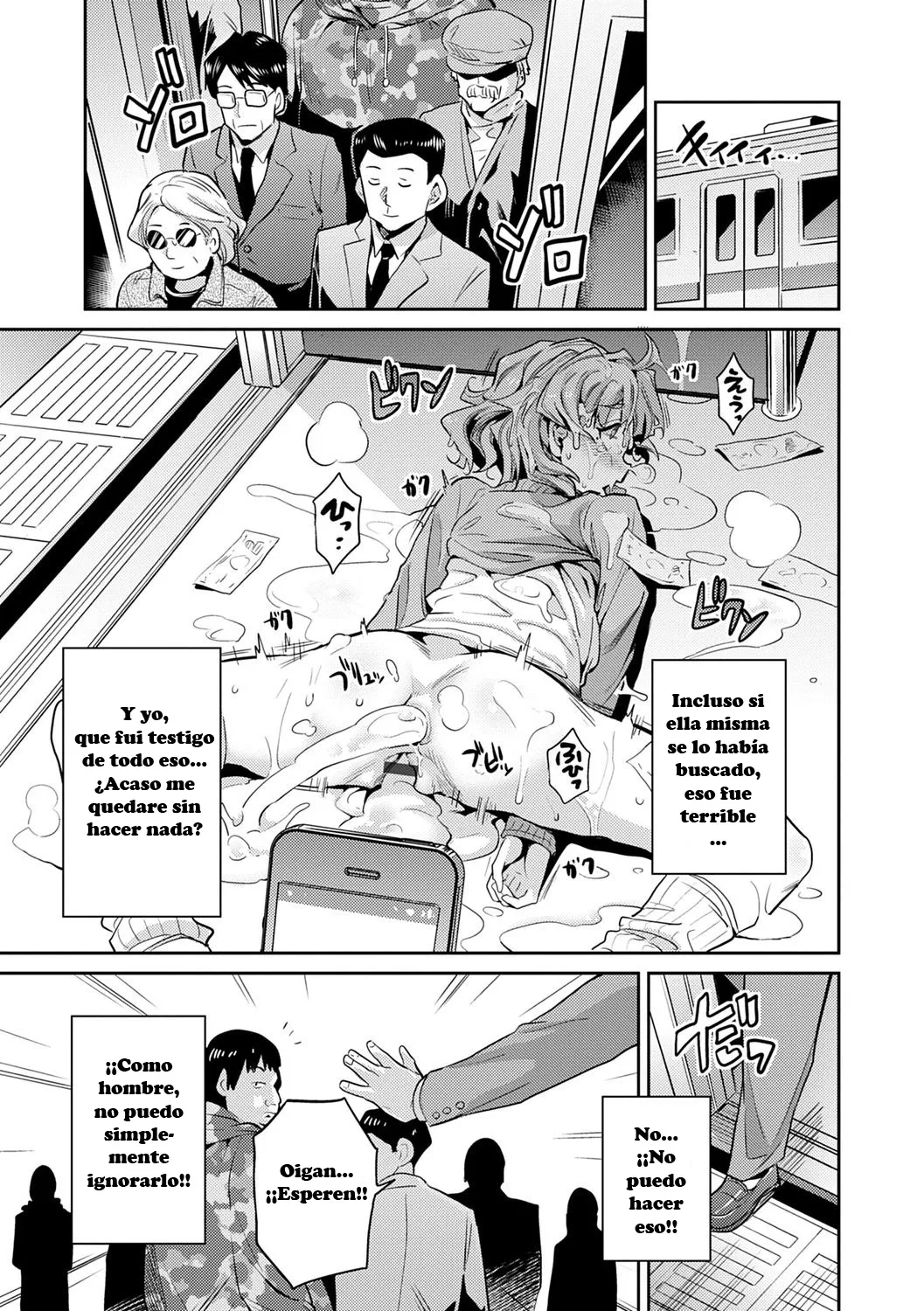 [Hinotsuki Neko] Inga Ouhou JK Chikan Rape + Sonoato (Kyousei Tanetsuke Express)[Spanish] 이미지 번호 24