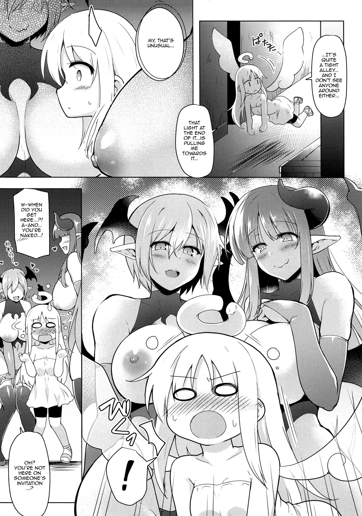 (Futaket 16) [C.R's NEST (C.R)] Tenshi-Kun Reviews | Angel-kun Reviews (Ishuzoku Reviewers) [English] {Doujins.com} image number 4