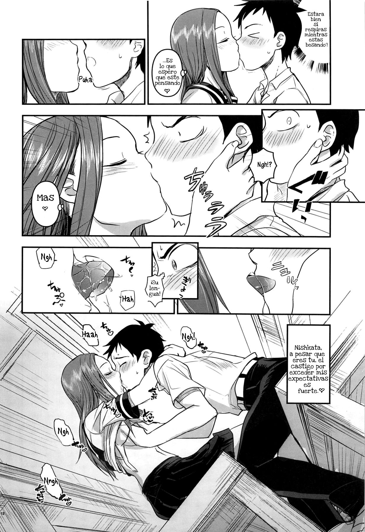 (C95) [Nanashiki (Nanase Masato)] XXXX Jouzu no Takagi-san (Karakai Jouzu no Takagi-san) [Spanish] image number 11