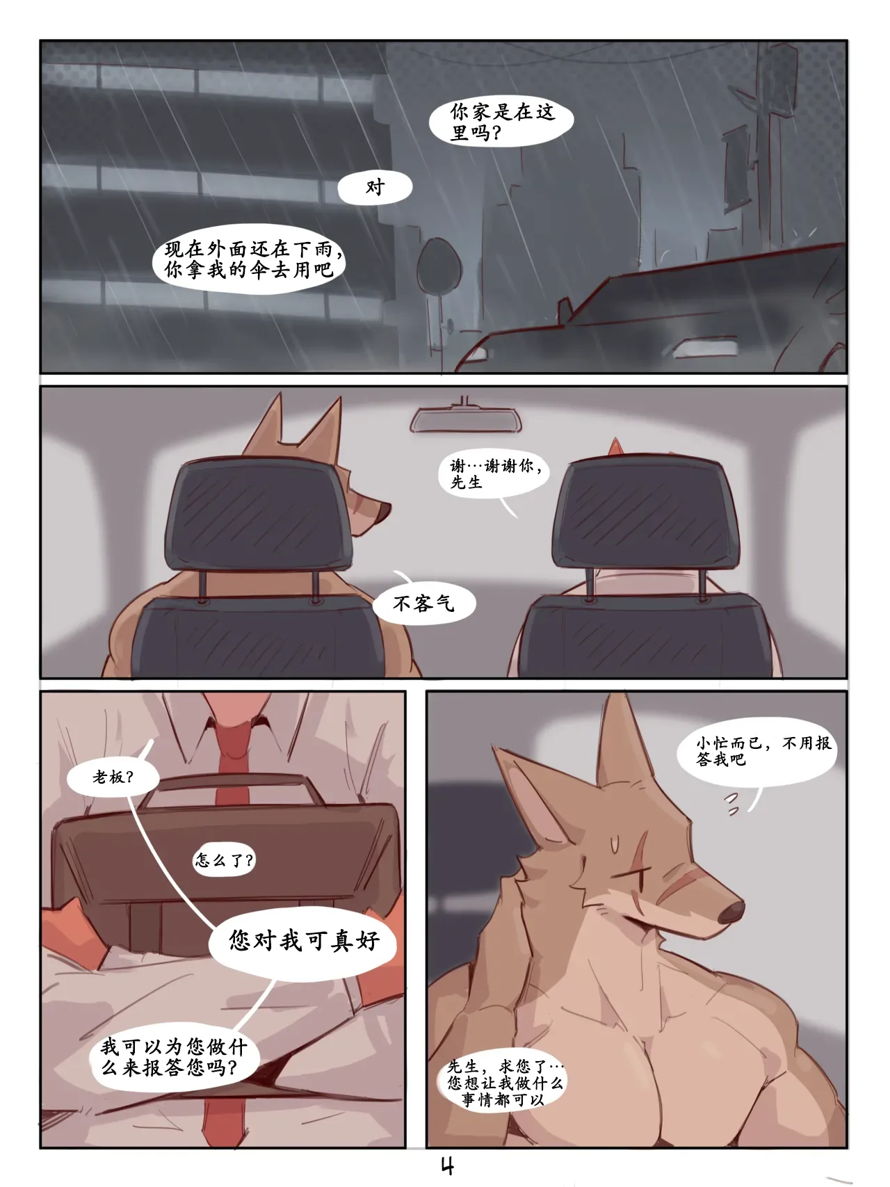 [Wolfanine] A Ride With My Boss [Chinese][x8088mc] imagen número 4