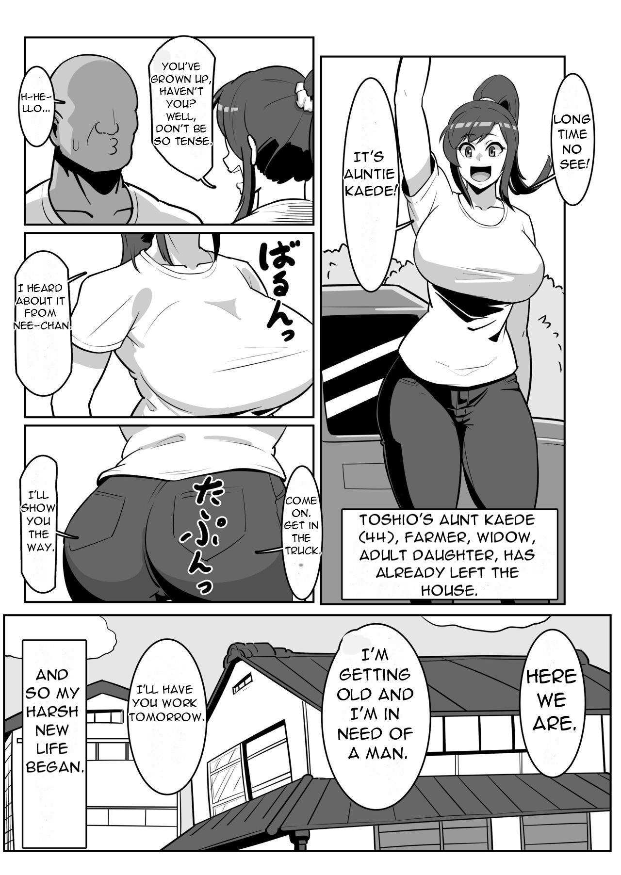 [Boundary] Bote Oba ~Isourou Saki no Oba-san o Haramasete Botebara Sex Zanmai!~ | Pregnant Aunt ~Get Your Aunt Pregnant and Have Lots of Sex with Her~ [English] [DarklordMTLs] numero di immagine  7