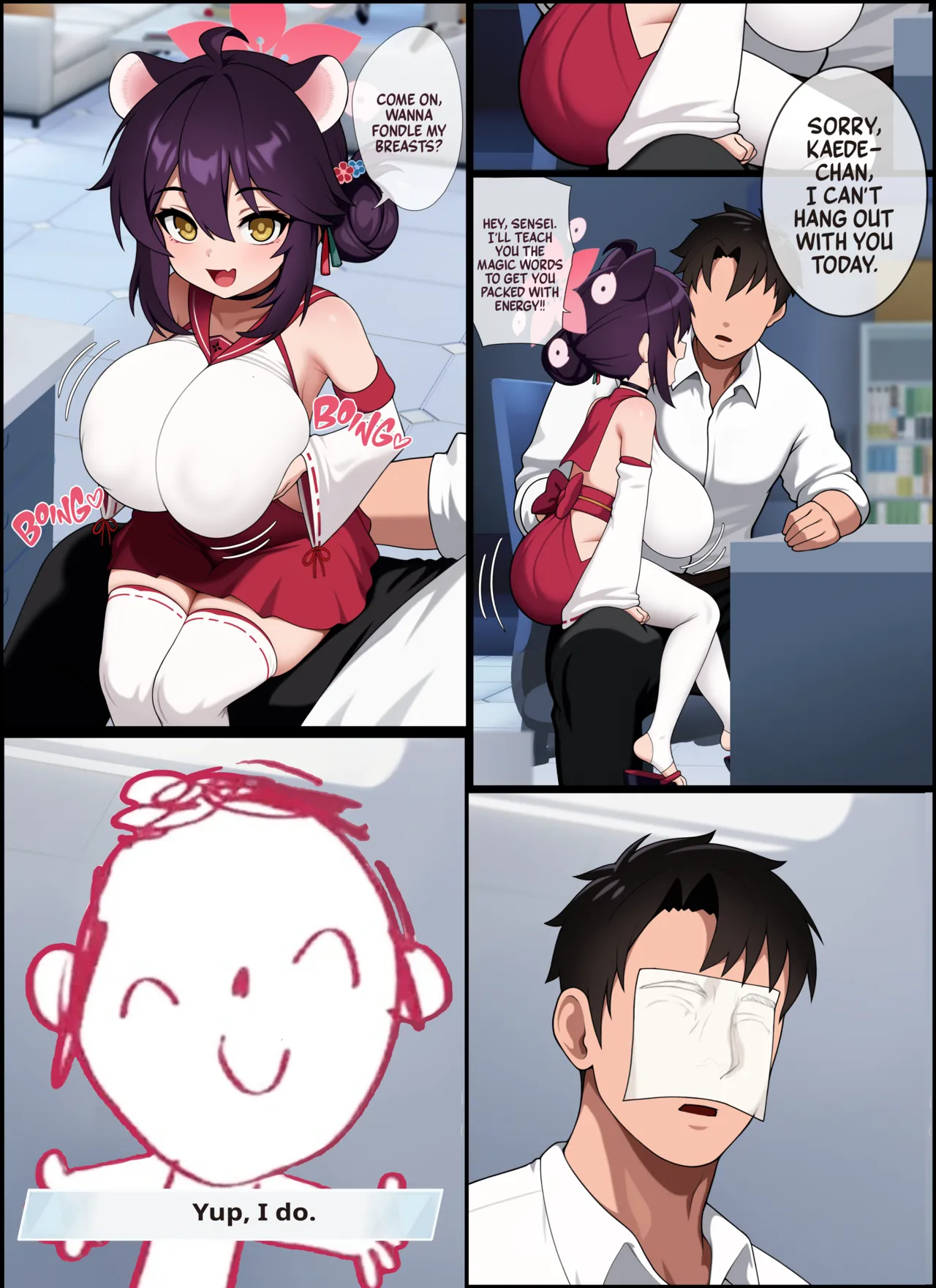 [grimgrim] Kaede Cartoon imagen número 3