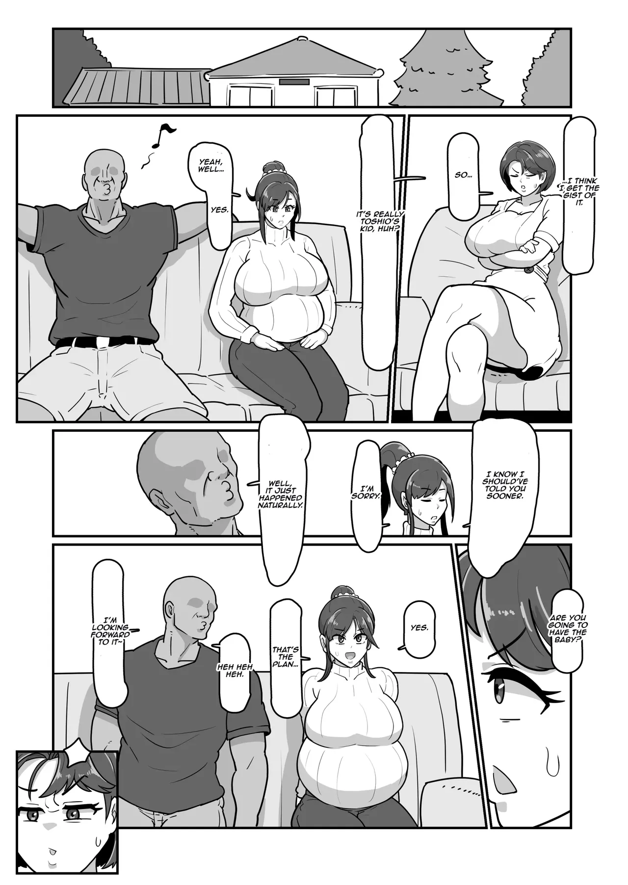 Bote Haha ~Ore o Jikka kara Oidashita Mukatsuku Hahaoya o Muriyari Haramasete Botehara Sex Zanmai!~ | Pregnant Mom ~ I impregnated My Annoying Mother Who Kicked Me Out of the Family Home and Had Pregnant Sex! ~ image number 10