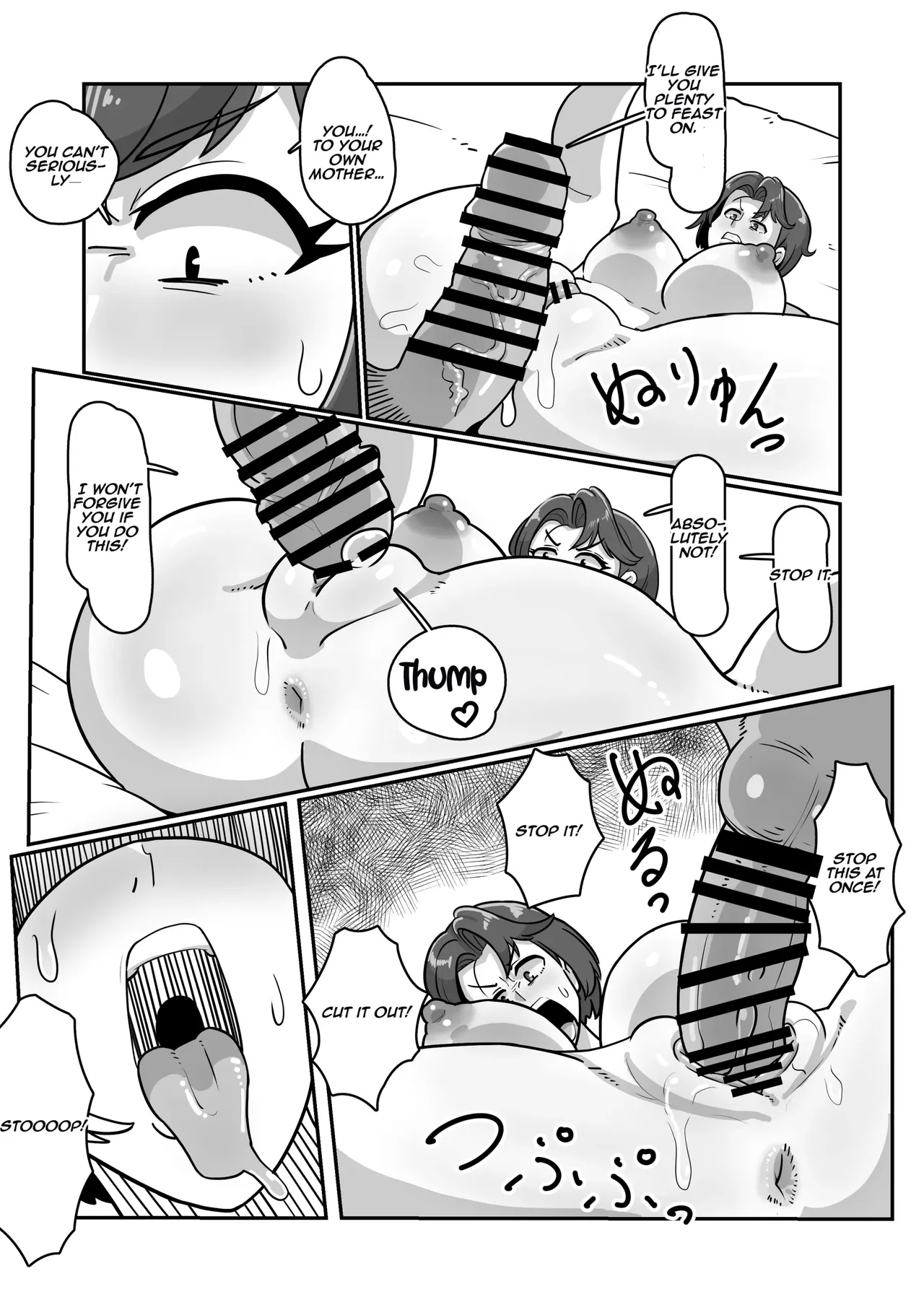 Bote Haha ~Ore o Jikka kara Oidashita Mukatsuku Hahaoya o Muriyari Haramasete Botehara Sex Zanmai!~ | Pregnant Mom ~ I impregnated My Annoying Mother Who Kicked Me Out of the Family Home and Had Pregnant Sex! ~ image number 19