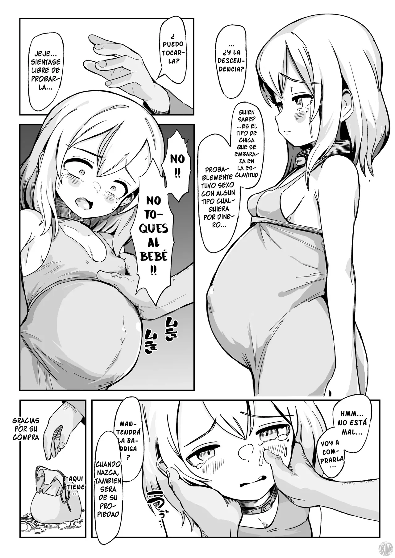 [Furueru Mountain (furueru)] Hirowareta Botebara Onnanoko to Sex no Choppiri Hageshii Goshujin-sama｜Un Poco de Sexo Intenso Entre una Chica Embarazada Comprada y su Amo [Español] [KnightsMighty] imagen número 3