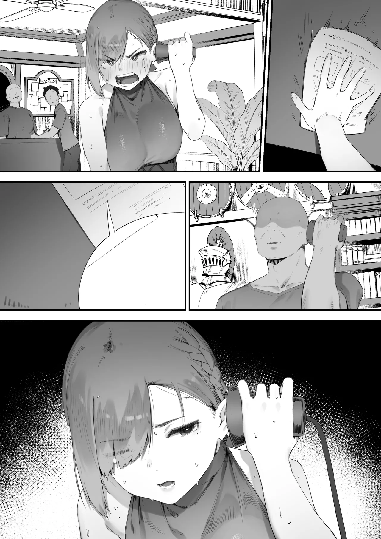 [Nigiri Usagi] Hen na Soubi no Sei de O◯nko Kowareteshimatta de wa Nai ka! 1-3 [Textless] imagen número 17