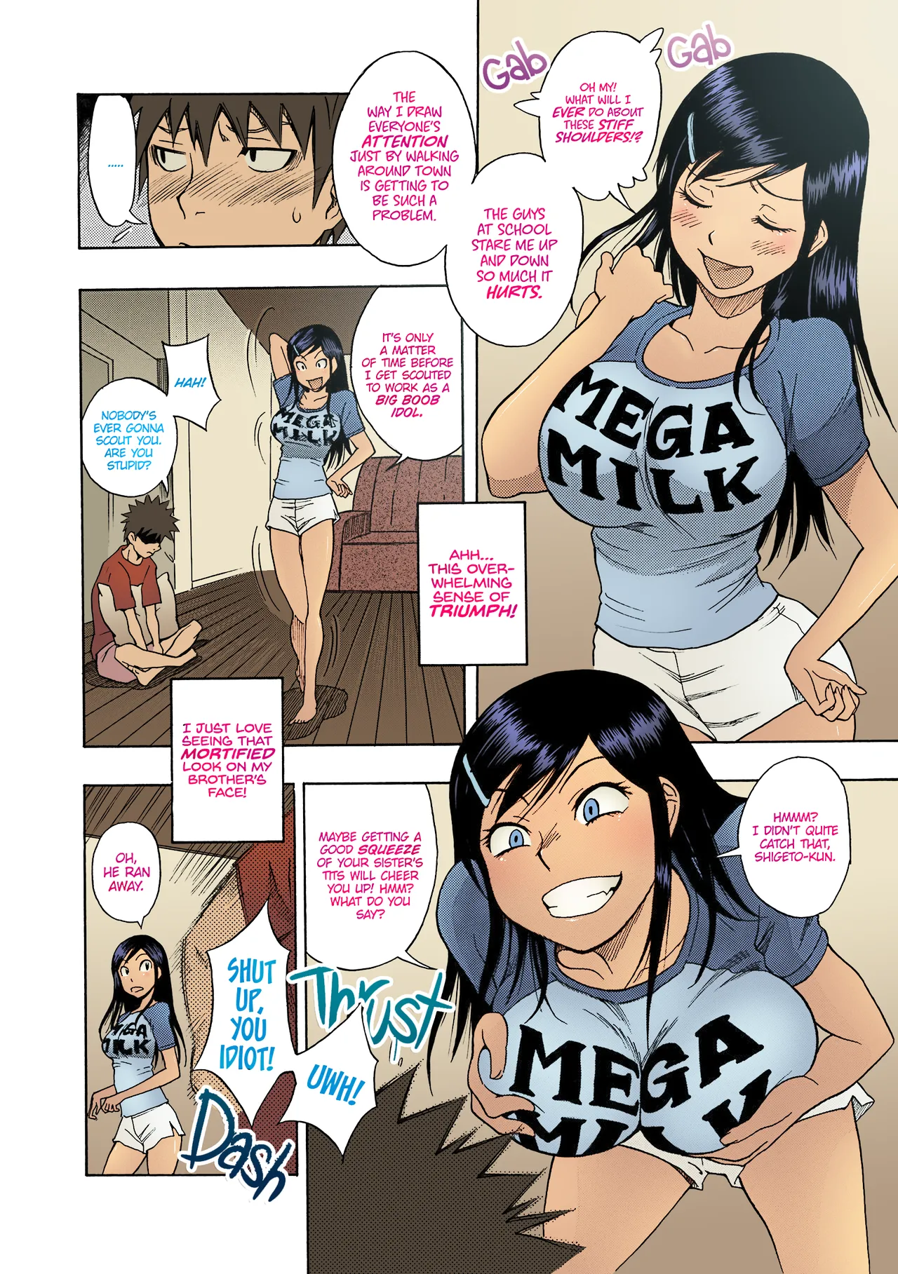 [Shiden Akira] MEGA MILK [Colored] [English] [Ochoh] Bildnummer 4