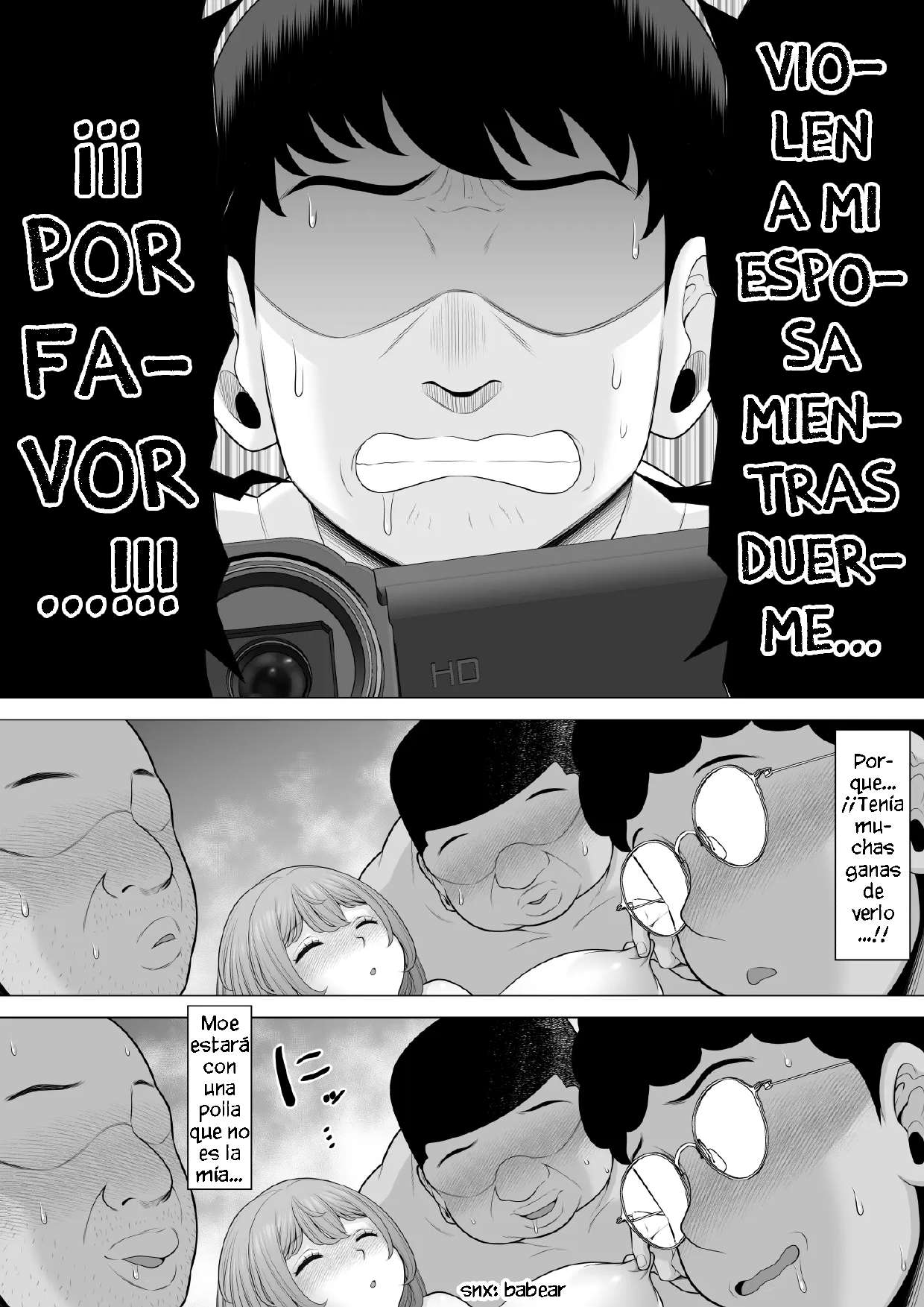 [Pot Detox] Boku no Tsuma o Suiminkan Rape shite Kudasai!!｜¡¡Por Favor, Viola a mi Esposa Mientras Duerme!! [Spanish] [La Legión Fantasma] 图片编号 12