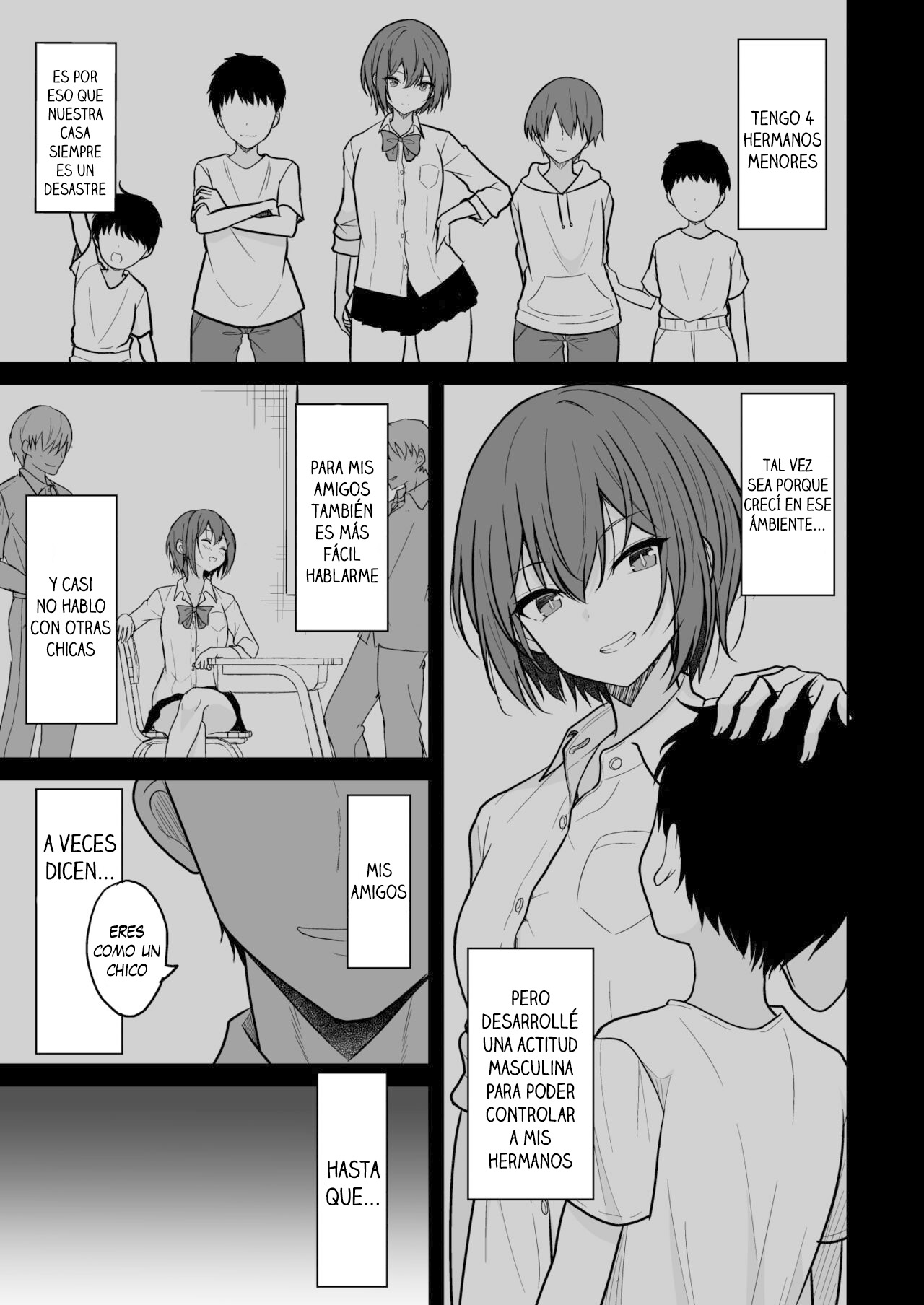 [Nekonokone (Takeyuu)] Boyish na Kanojo o Ecchi na Mesu ni Suru made - Hasta que mi novia tomboy se vuelva una chica pervertida [Español] [Traducciones necesarias] [Digital] image number 4