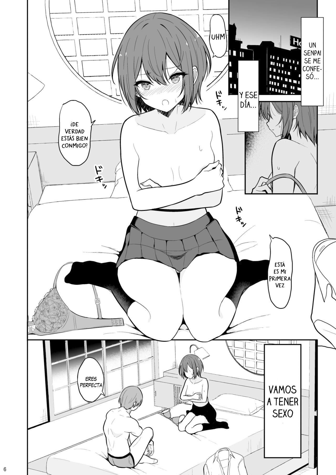 [Nekonokone (Takeyuu)] Boyish na Kanojo o Ecchi na Mesu ni Suru made - Hasta que mi novia tomboy se vuelva una chica pervertida [Español] [Traducciones necesarias] [Digital] image number 5