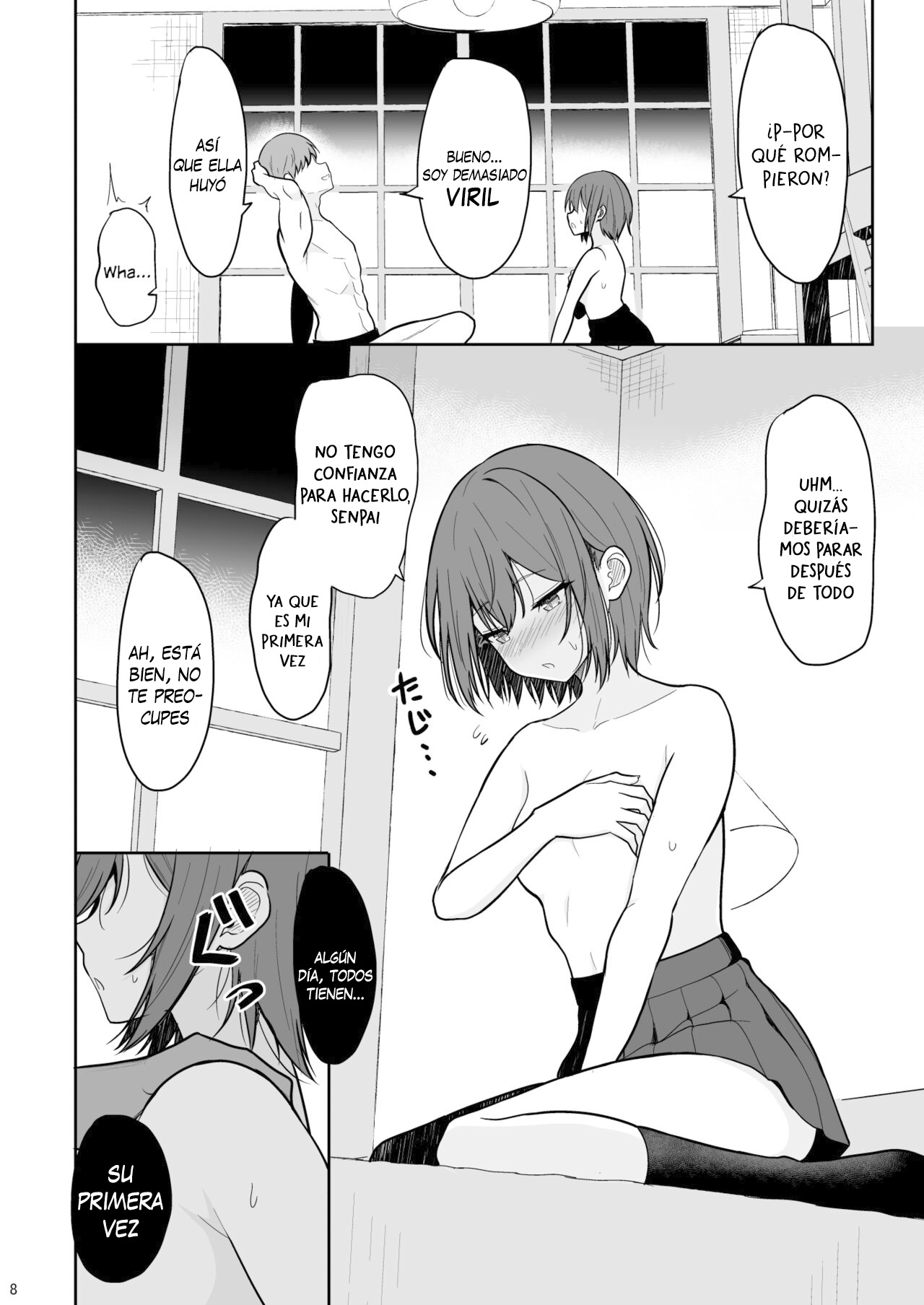 [Nekonokone (Takeyuu)] Boyish na Kanojo o Ecchi na Mesu ni Suru made - Hasta que mi novia tomboy se vuelva una chica pervertida [Español] [Traducciones necesarias] [Digital] image number 7