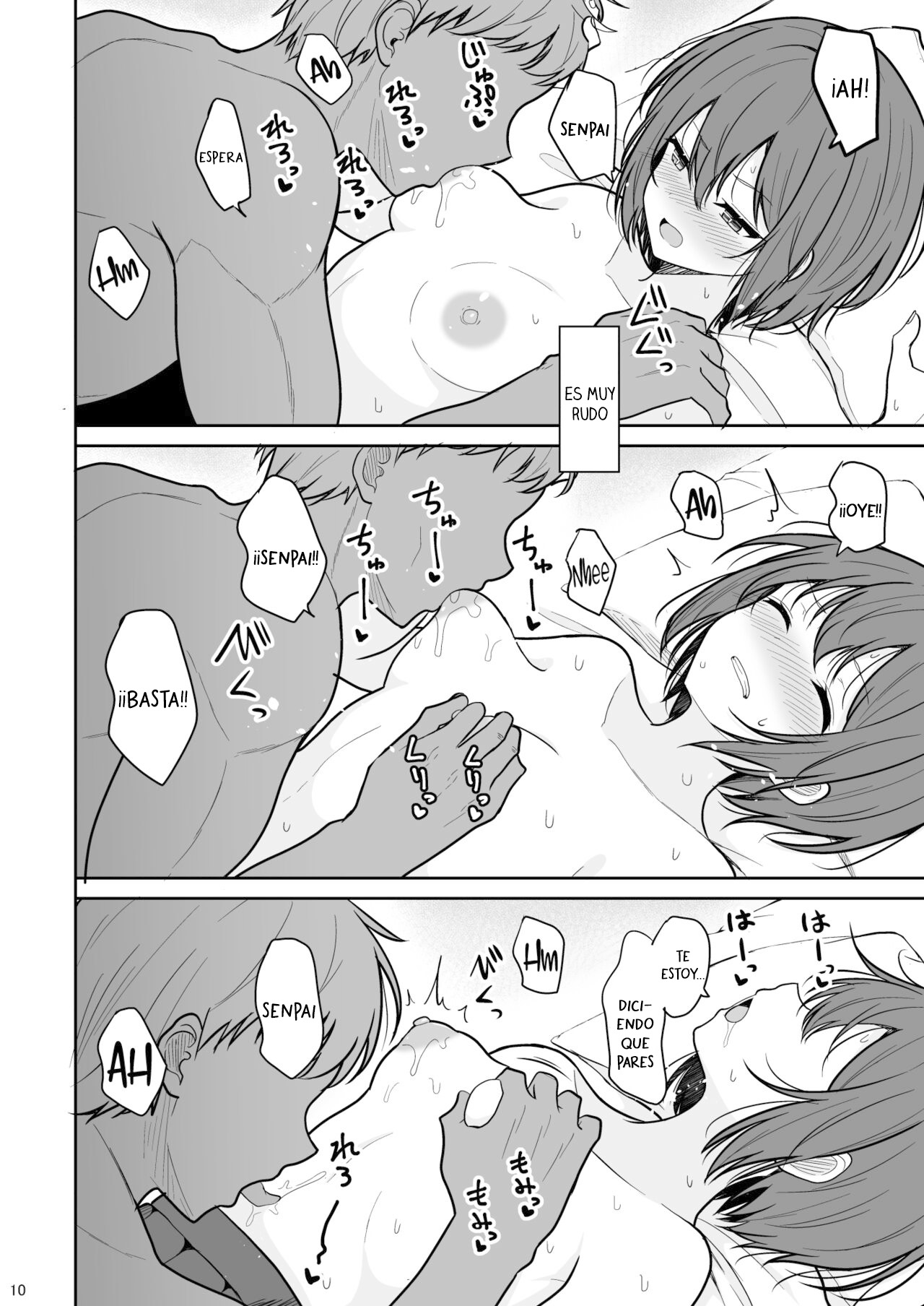 [Nekonokone (Takeyuu)] Boyish na Kanojo o Ecchi na Mesu ni Suru made - Hasta que mi novia tomboy se vuelva una chica pervertida [Español] [Traducciones necesarias] [Digital] image number 9