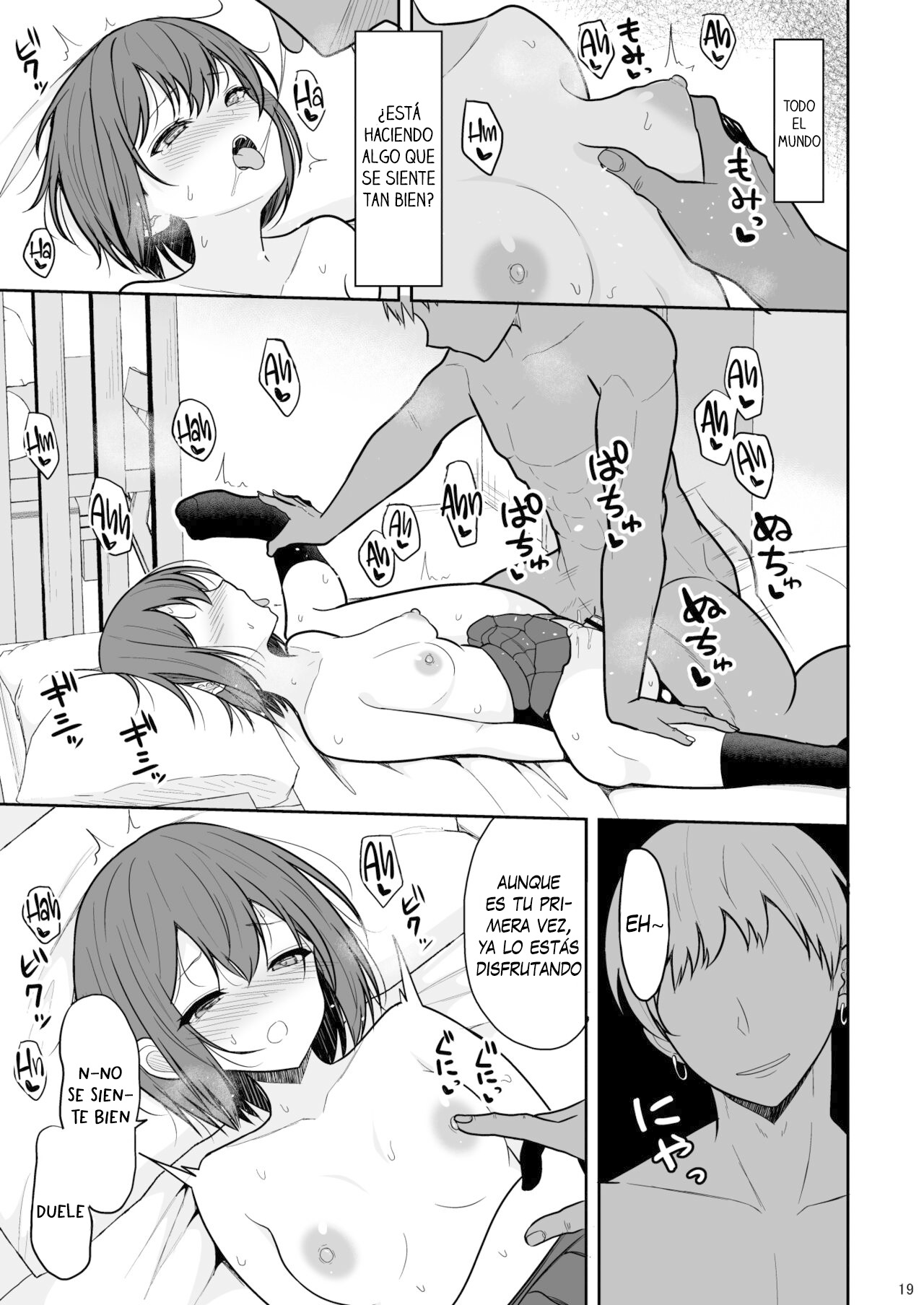 [Nekonokone (Takeyuu)] Boyish na Kanojo o Ecchi na Mesu ni Suru made - Hasta que mi novia tomboy se vuelva una chica pervertida [Español] [Traducciones necesarias] [Digital] image number 18