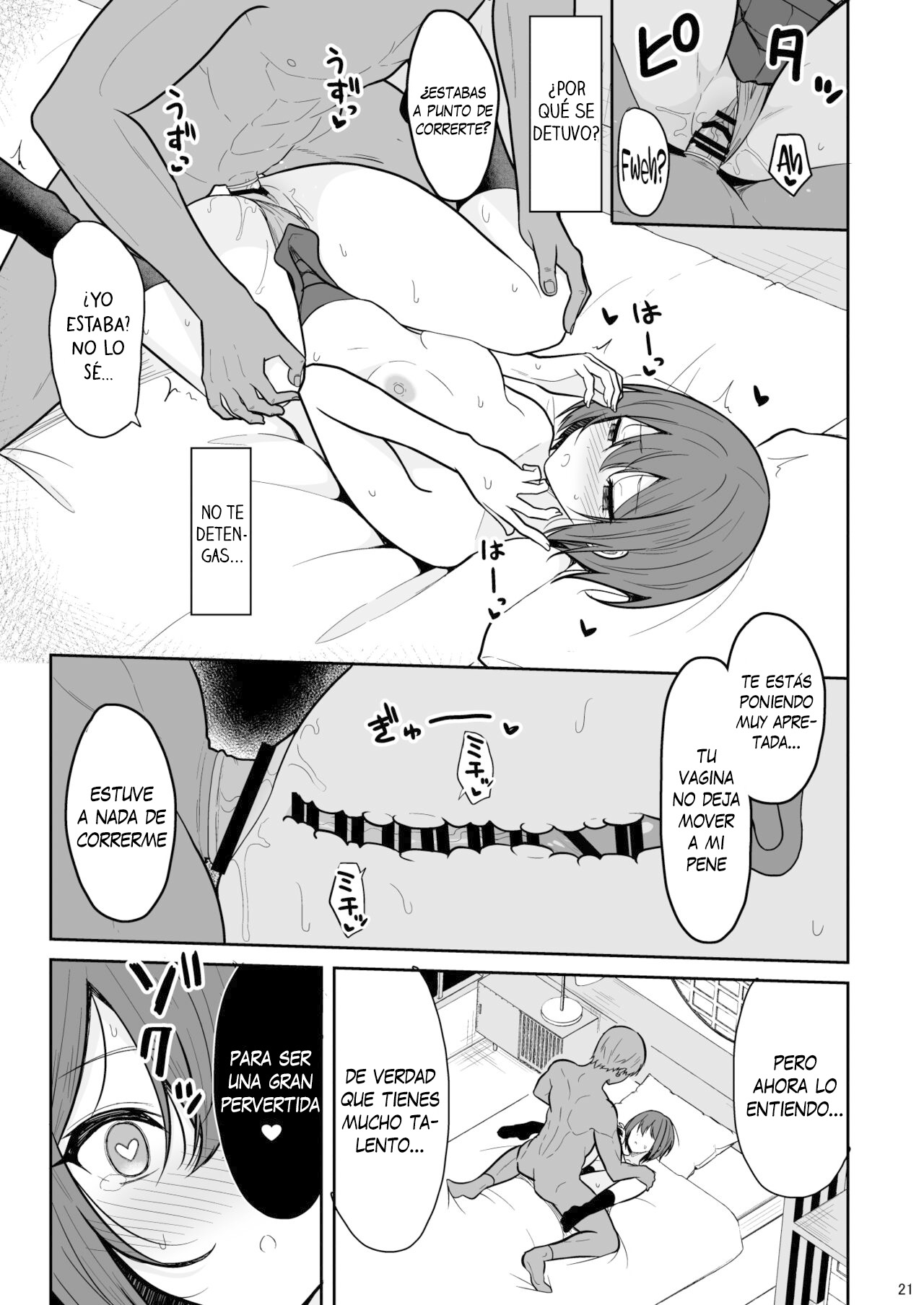 [Nekonokone (Takeyuu)] Boyish na Kanojo o Ecchi na Mesu ni Suru made - Hasta que mi novia tomboy se vuelva una chica pervertida [Español] [Traducciones necesarias] [Digital] image number 20