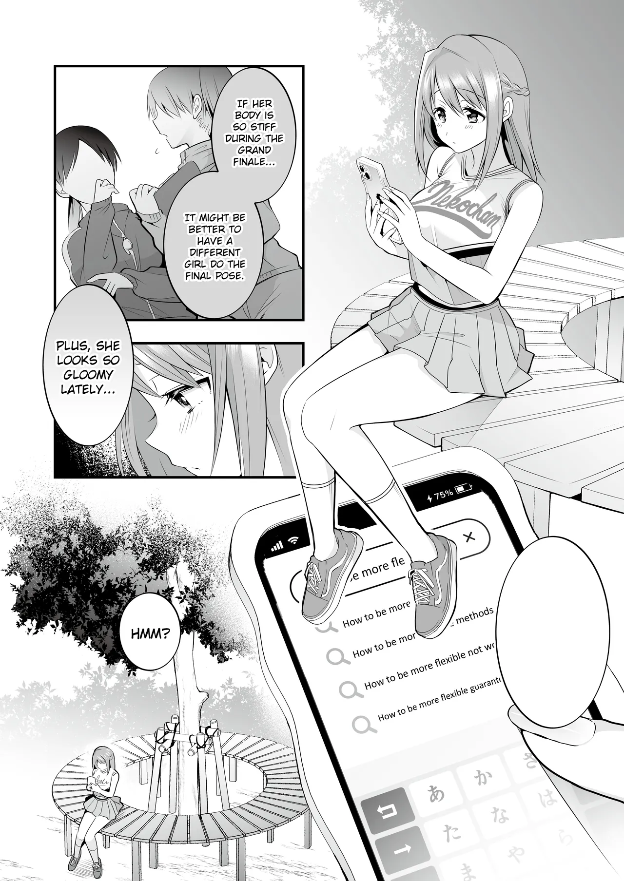 [RefRevo Comic (Mori Guruta)] Houkago Hatsujou Massage ~Ranman Cheer Buin no Kairaku Zetchou~ | Erotic After School Massage ~Cheerleader Reaches the Peak of Pleasure~ [English] image number 6