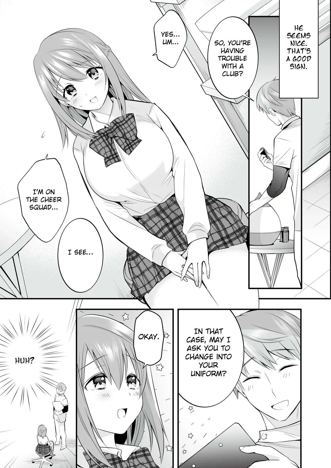 [RefRevo Comic (Mori Guruta)] Houkago Hatsujou Massage ~Ranman Cheer Buin no Kairaku Zetchou~ | Erotic After School Massage ~Cheerleader Reaches the Peak of Pleasure~ [English] image number 9