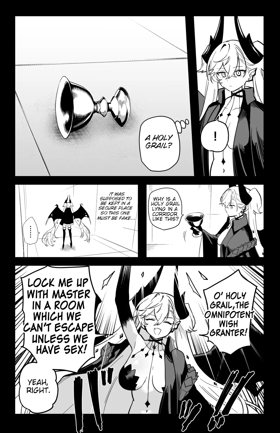 [Hirunagi] The Room That You Can't Get Out Until You ◯◯◯◯ Part 1/2 (Fate/Grand Order) [English] 画像番号 1