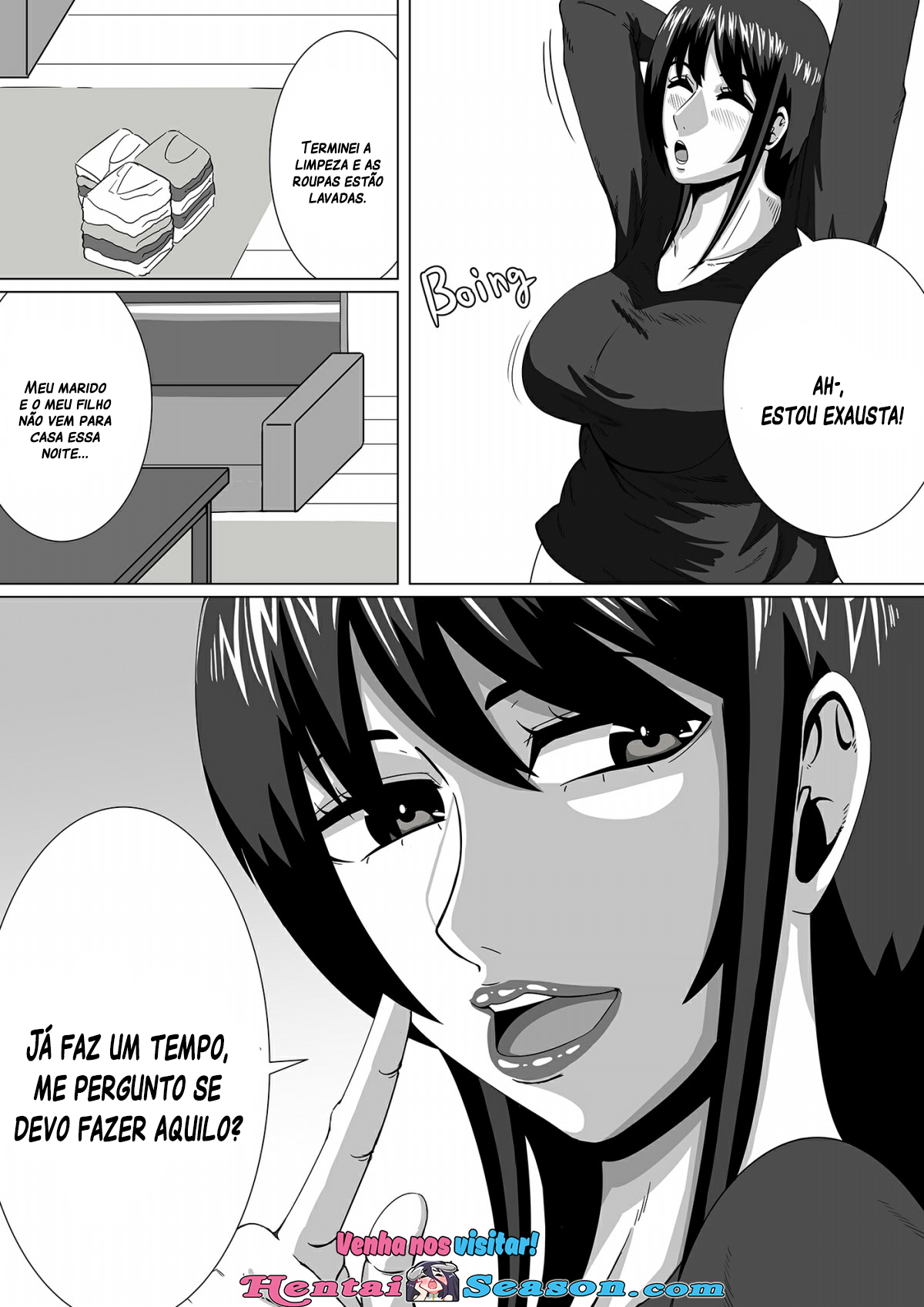 [teamTGs] Boku no Daisuki na Takako Mama | Takako's mom aho is a bit erotic [Portuguese-BR] image number 2