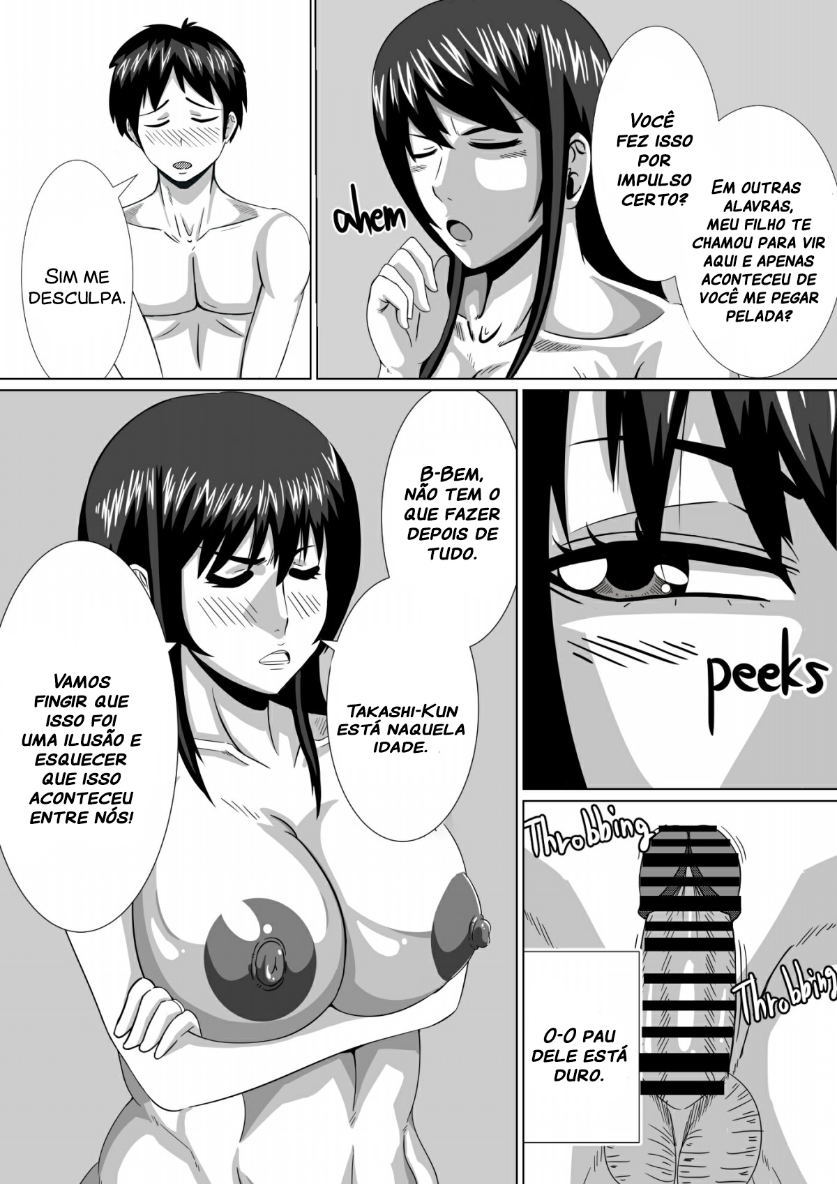 [teamTGs] Boku no Daisuki na Takako Mama | Takako's mom aho is a bit erotic [Portuguese-BR] image number 6