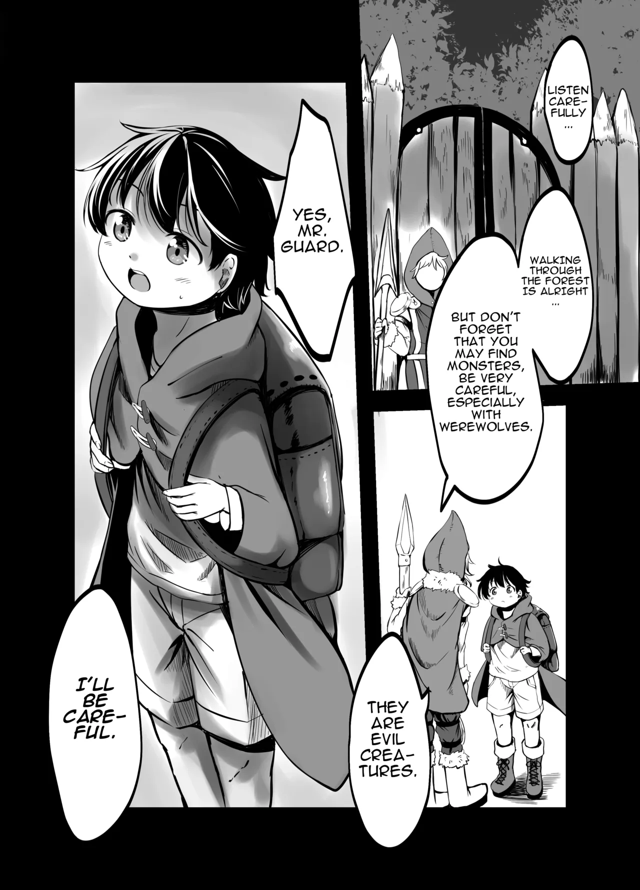 Kowai Jinrou Onee-san no Uchi Ni Tsurekomarete Kyousei Koubi Saserareta Ohanashi - A story of a werewolf woman who took me into her house and forced me to mate with her [English] 图片编号 2