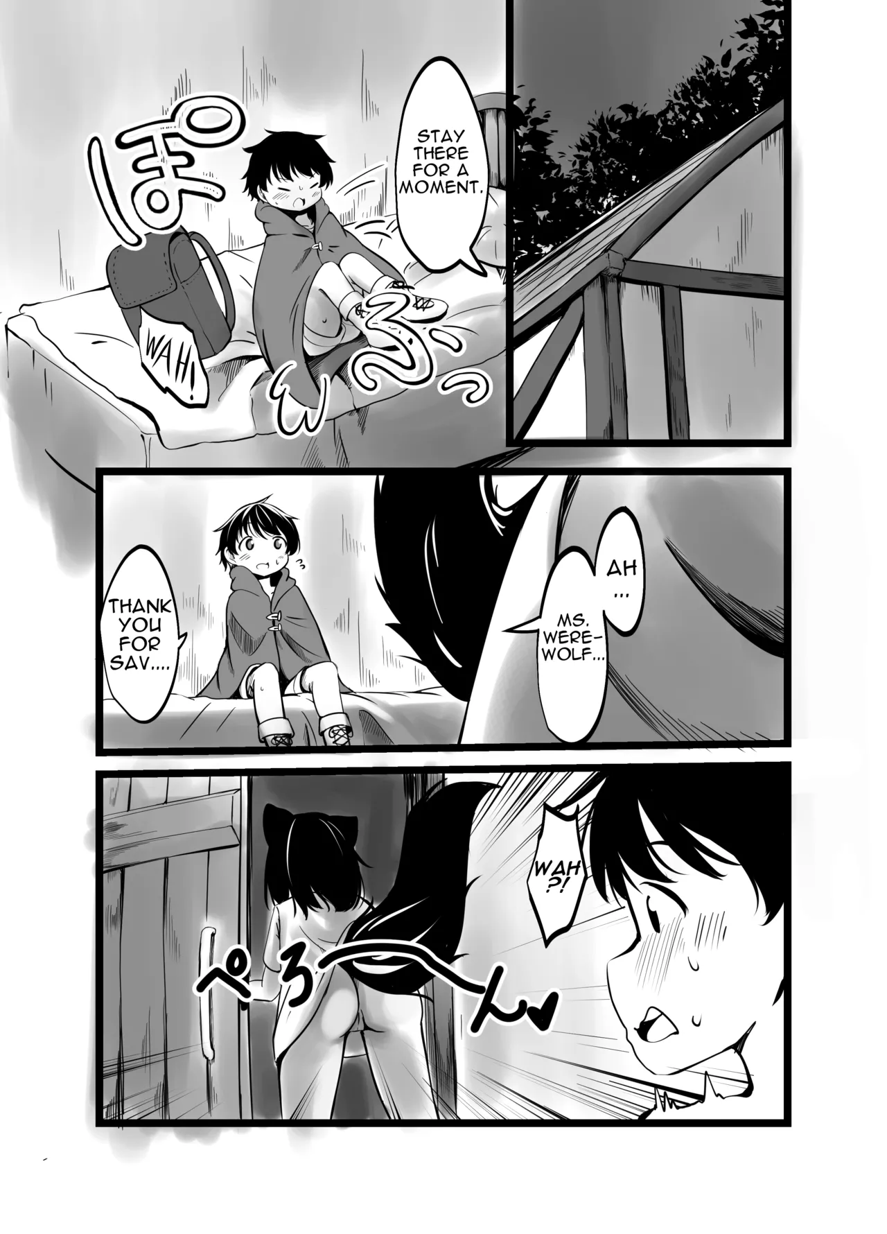 Kowai Jinrou Onee-san no Uchi Ni Tsurekomarete Kyousei Koubi Saserareta Ohanashi - A story of a werewolf woman who took me into her house and forced me to mate with her [English] 图片编号 5