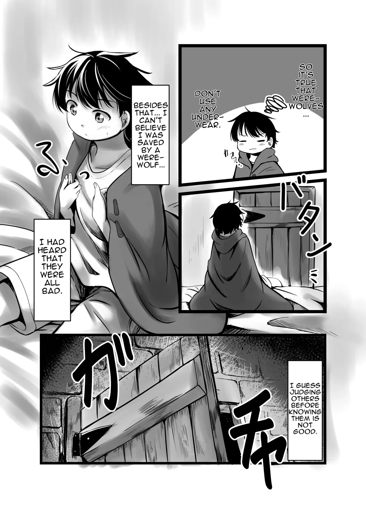 Kowai Jinrou Onee-san no Uchi Ni Tsurekomarete Kyousei Koubi Saserareta Ohanashi - A story of a werewolf woman who took me into her house and forced me to mate with her [English] 图片编号 6