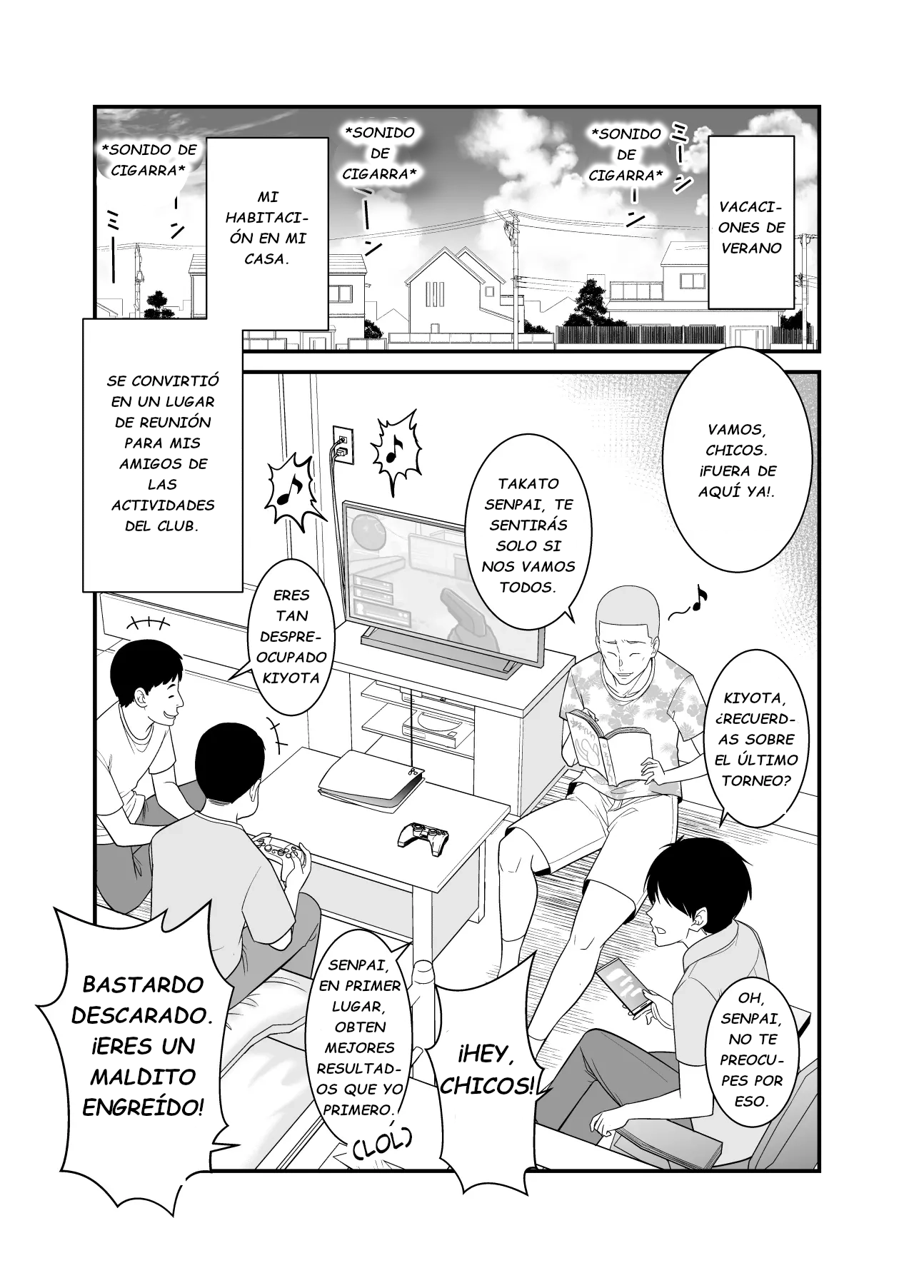 [Yuuki Kagoubutsu (Satou Yu-ki)] Sugu Okoru Ore no Hahaoya ga Mukatsuku DQN Kouhai ni Netorareta｜Mi Enojona Madre fue Arrebatada por mi Irritante Kouhai [Spanish] [Darius] 图片编号 2