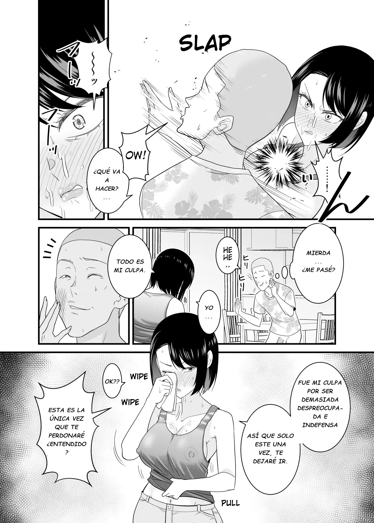 [Yuuki Kagoubutsu (Satou Yu-ki)] Sugu Okoru Ore no Hahaoya ga Mukatsuku DQN Kouhai ni Netorareta｜Mi Enojona Madre fue Arrebatada por mi Irritante Kouhai [Spanish] [Darius] 图片编号 19