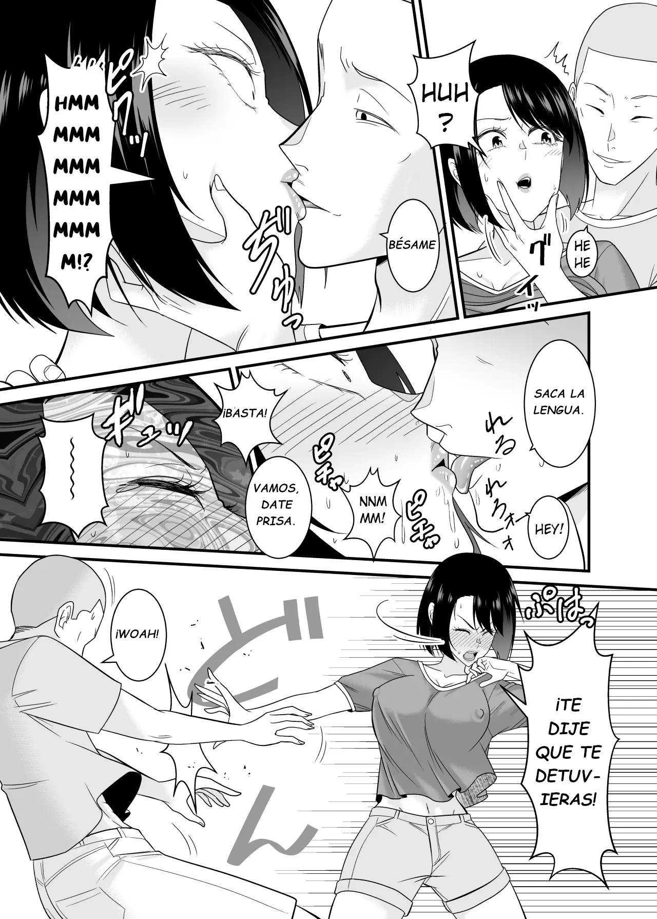 [Yuuki Kagoubutsu (Satou Yu-ki)] Sugu Okoru Ore no Hahaoya ga Mukatsuku DQN Kouhai ni Netorareta｜Mi Enojona Madre fue Arrebatada por mi Irritante Kouhai [Spanish] [Darius] 图片编号 24