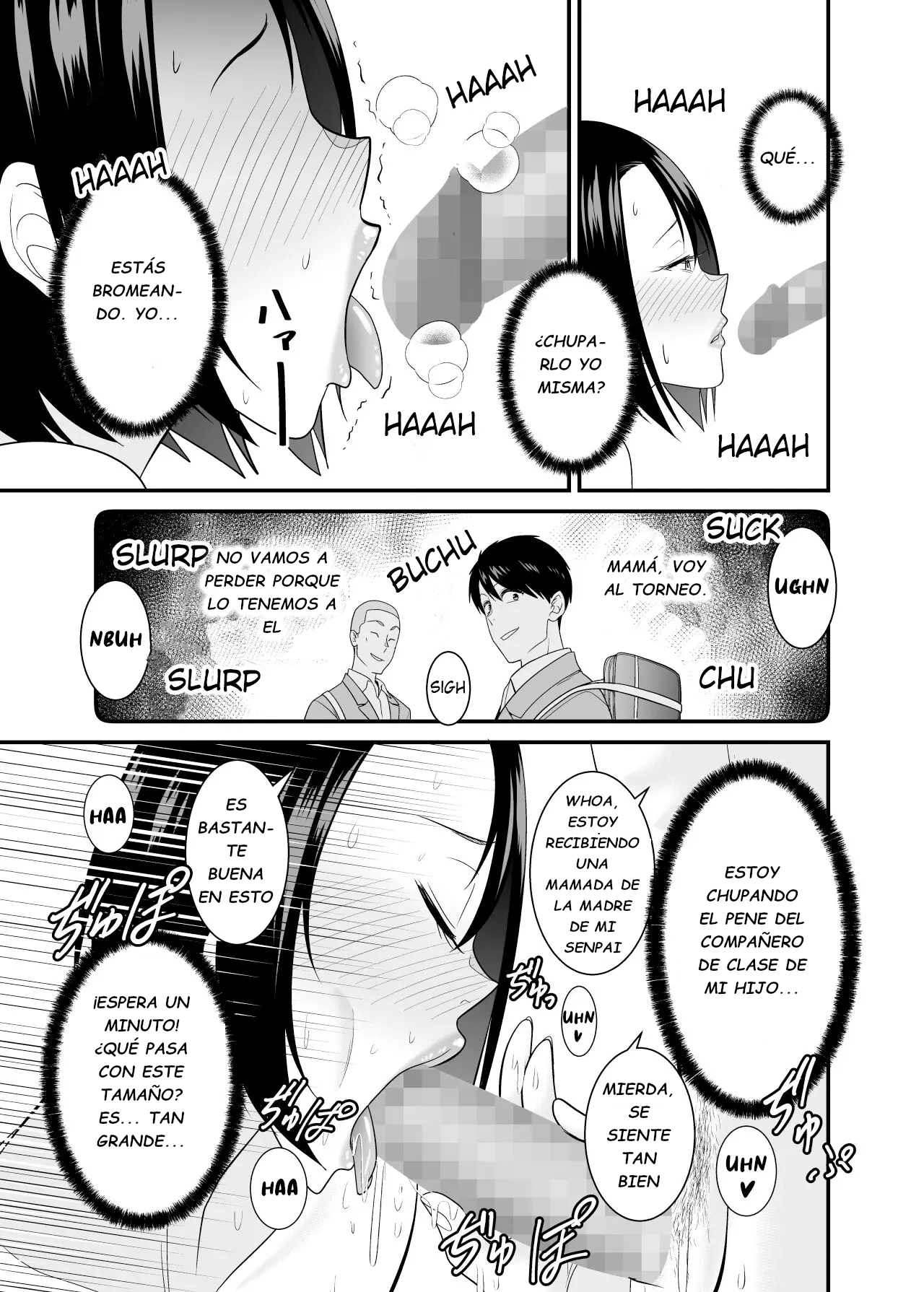 [Yuuki Kagoubutsu (Satou Yu-ki)] Sugu Okoru Ore no Hahaoya ga Mukatsuku DQN Kouhai ni Netorareta｜Mi Enojona Madre fue Arrebatada por mi Irritante Kouhai [Spanish] [Darius] 图片编号 40