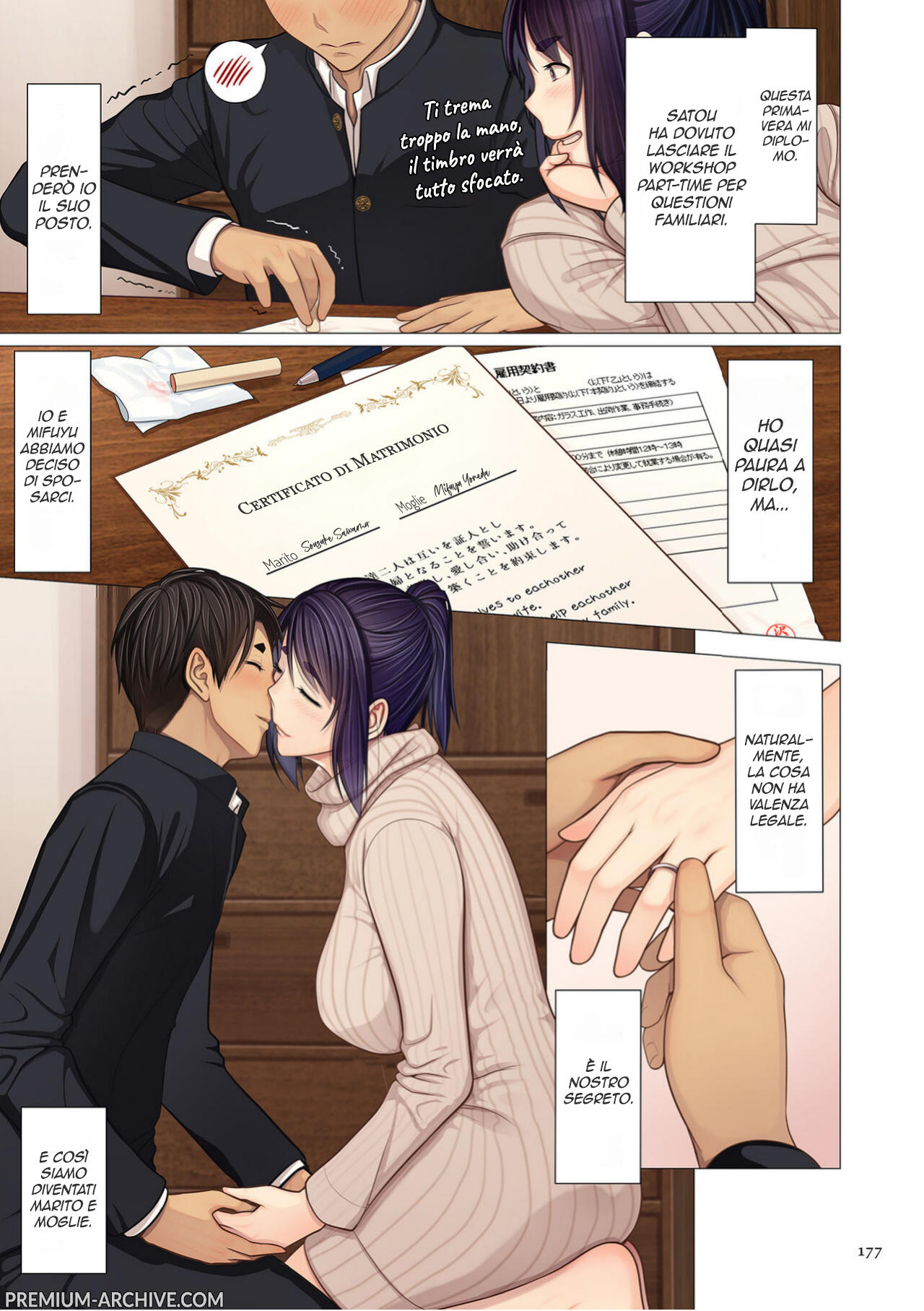 [Emori Uki] Oba-chan no waki to ase to futari no ashita | Le Ascelle della Zia , La Sudorazione e il Nostro Futuro (COMIC Kuriberon DUMA 2022-01 Vol. 32) [Italian] Bildnummer 3