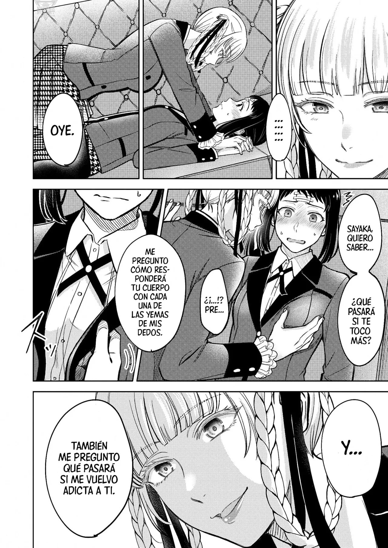 [Mushiyaki (Kanbayashi Makoto)] KiraSaya Manga (Kakegurui) [Spanish] [Mister Nugget] image number 7