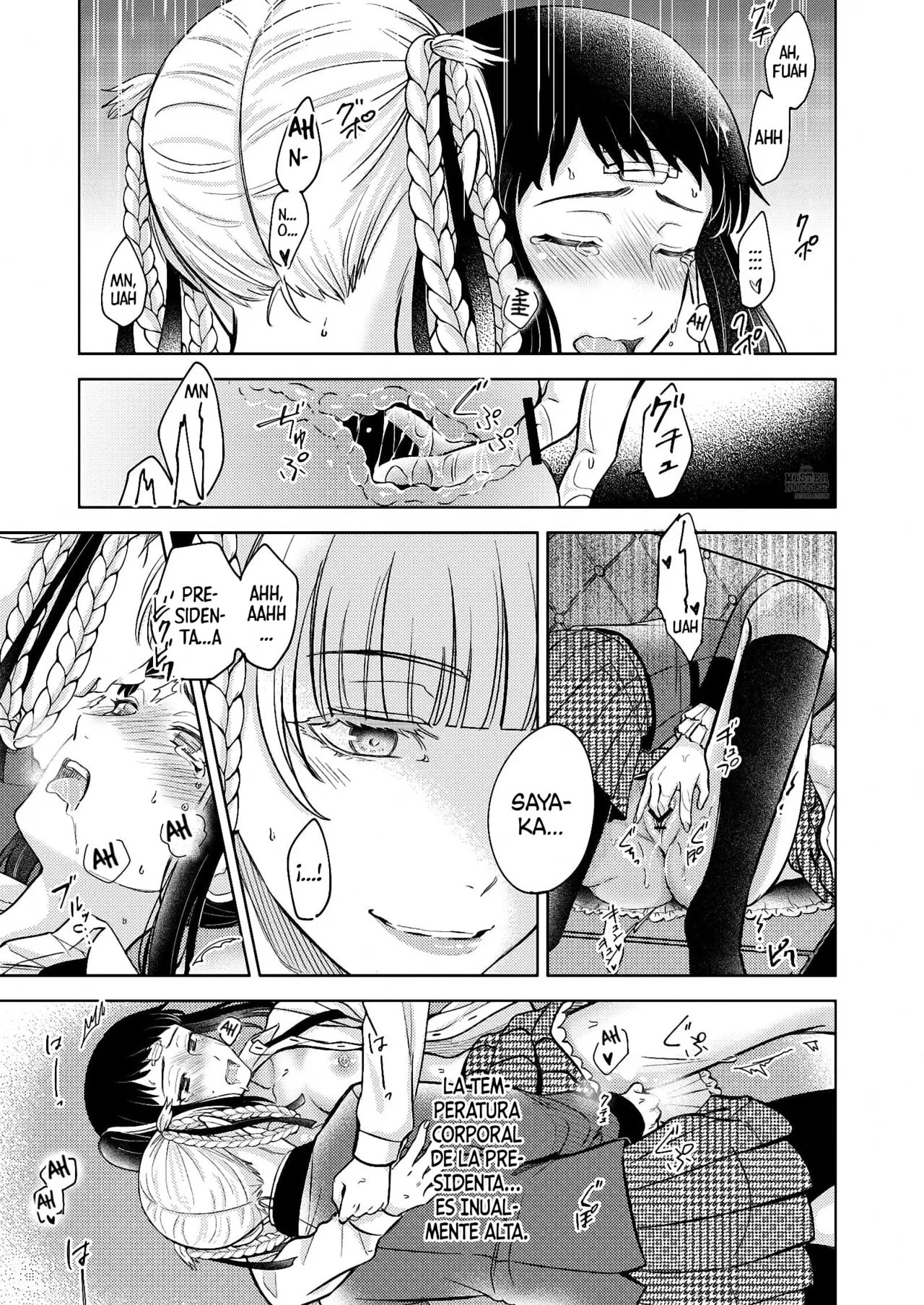 [Mushiyaki (Kanbayashi Makoto)] KiraSaya Manga (Kakegurui) [Spanish] [Mister Nugget] image number 14