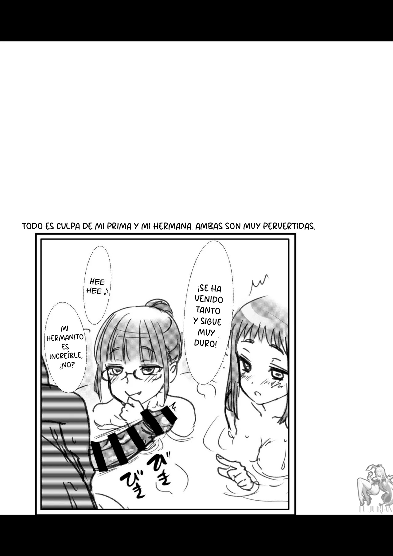 [Shin Hijiridou Honpo (Hijiri Tsukasa)] H na Fuushuu ga Aru Inaka de, Itoko to Gishi to Issho ni Ofuro ni Hairu Hanashi. | Un pueblo de costumbres H - Una historia de tomar un baño con mi prima y hermana [Spanish] [Digital] 图片编号 41