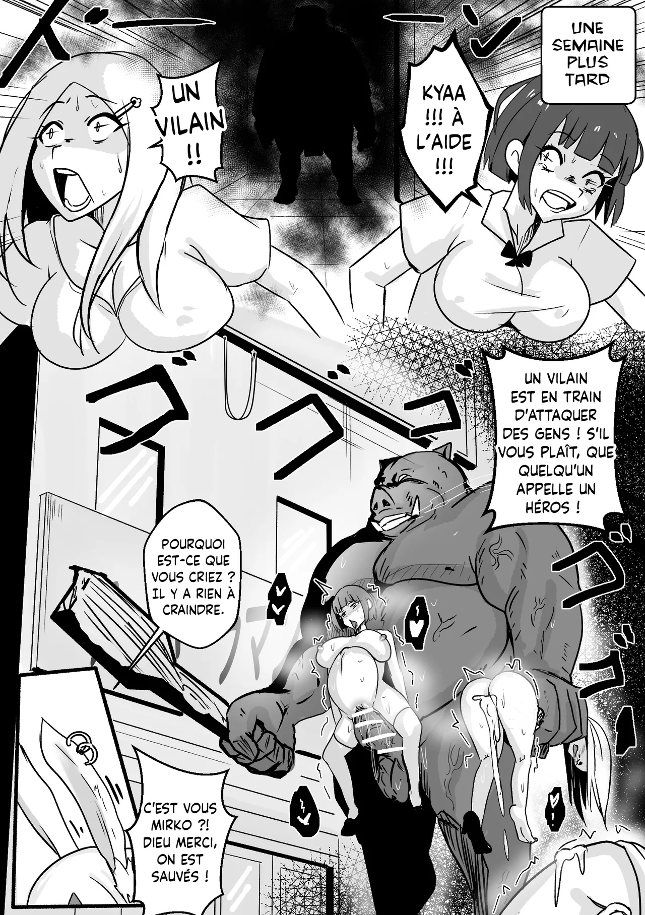 [Merkonig] Miruko wa Maketa! | Mirko a été Vaincue ! (Boku no Hero Academia) [French] [L'Aile-ou-la-Cuisse-Trad] image number 14